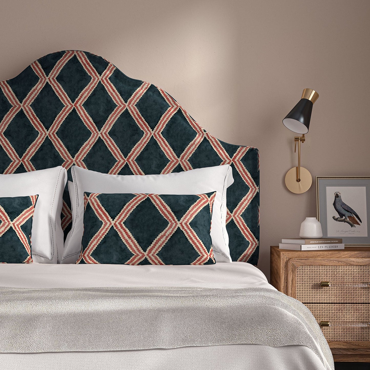 Linwood Inca Midnight Berry FR Made to Measure Curtains