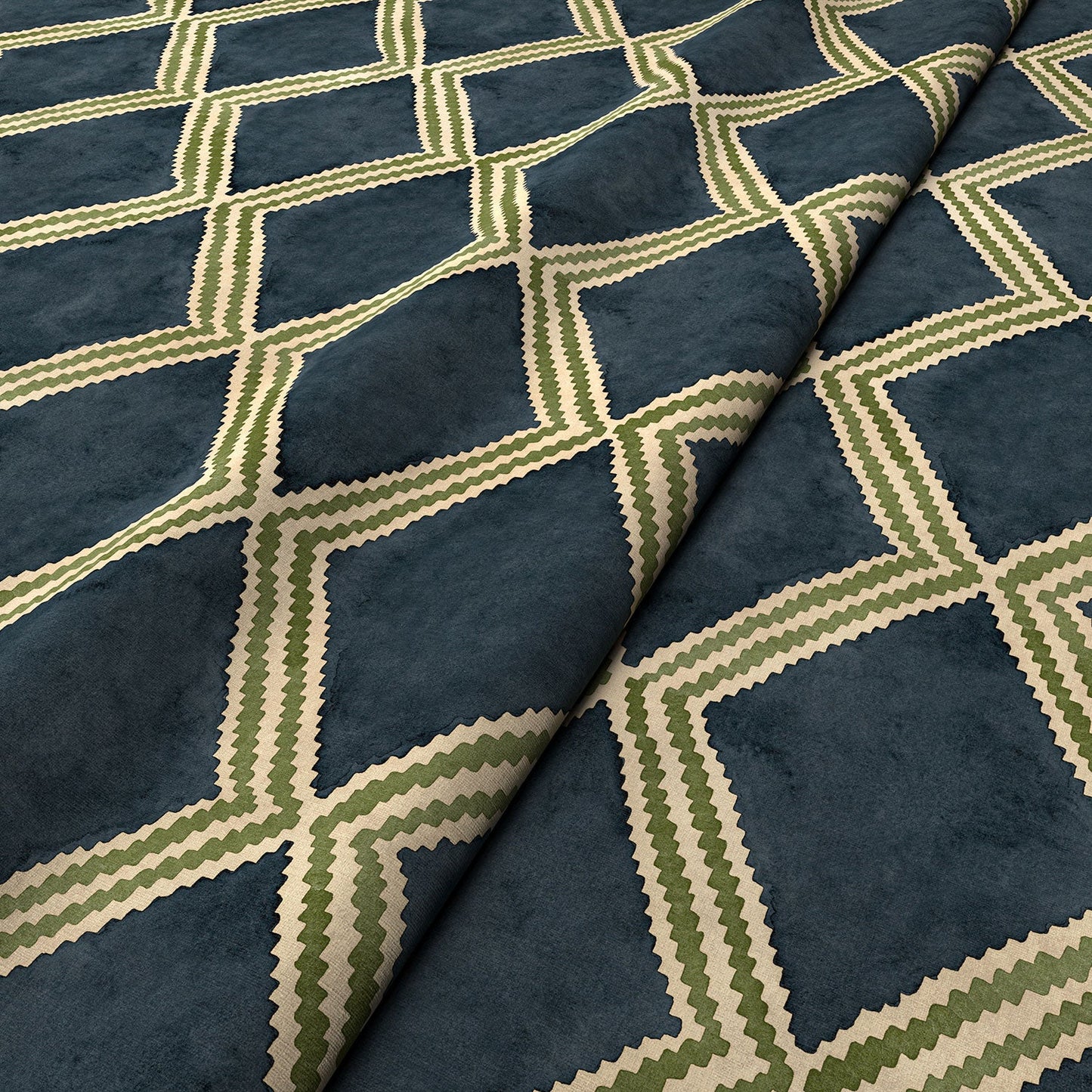 Linwood Inca Seabed FR Made to Measure Curtains