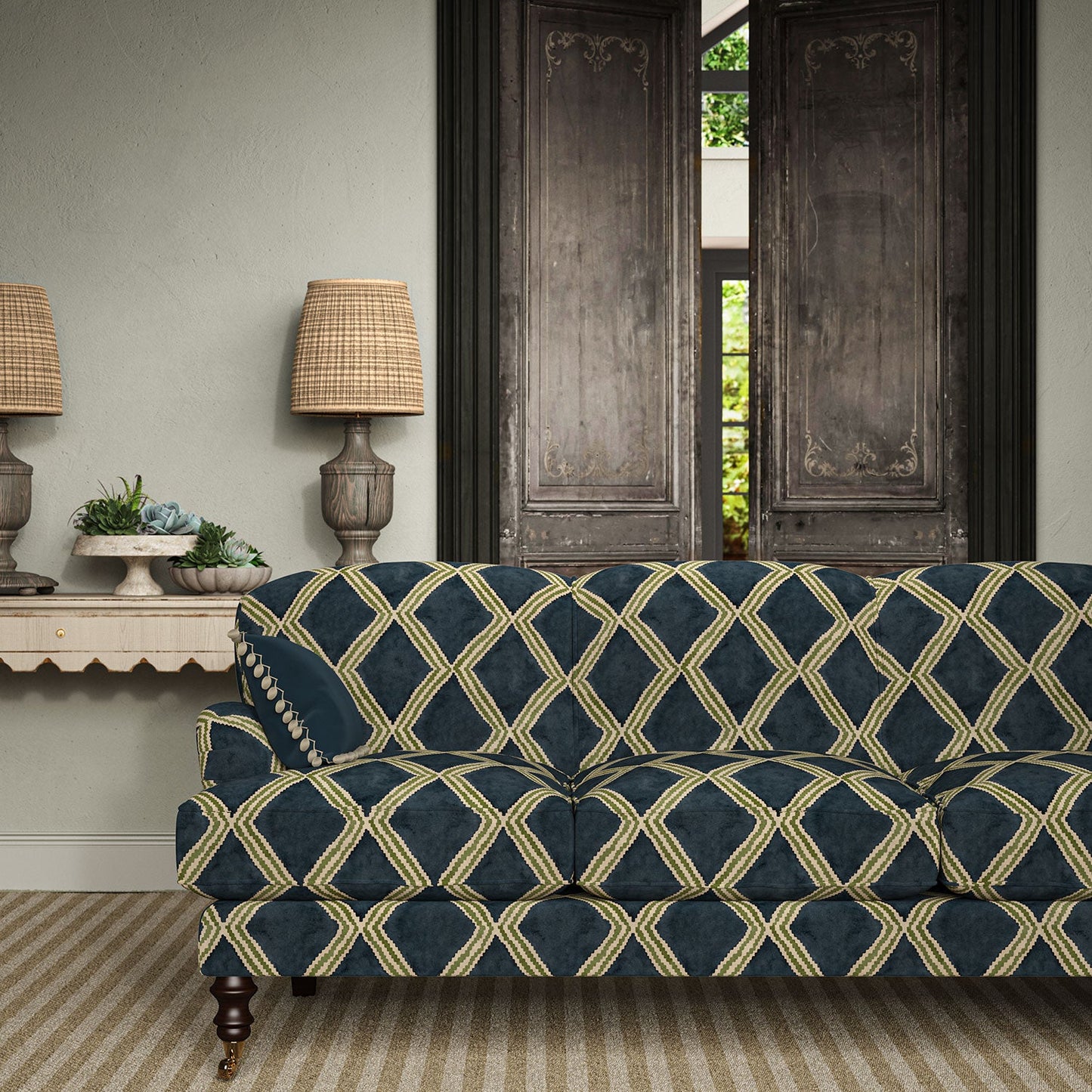 Linwood Inca Seabed FR Made to Measure Curtains