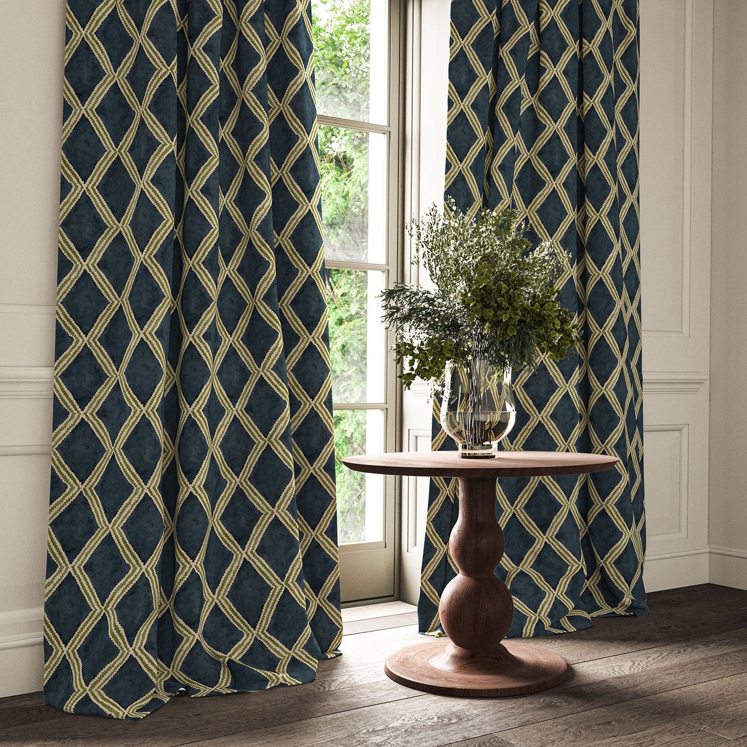 Linwood Inca Seabed FR Made to Measure Curtains