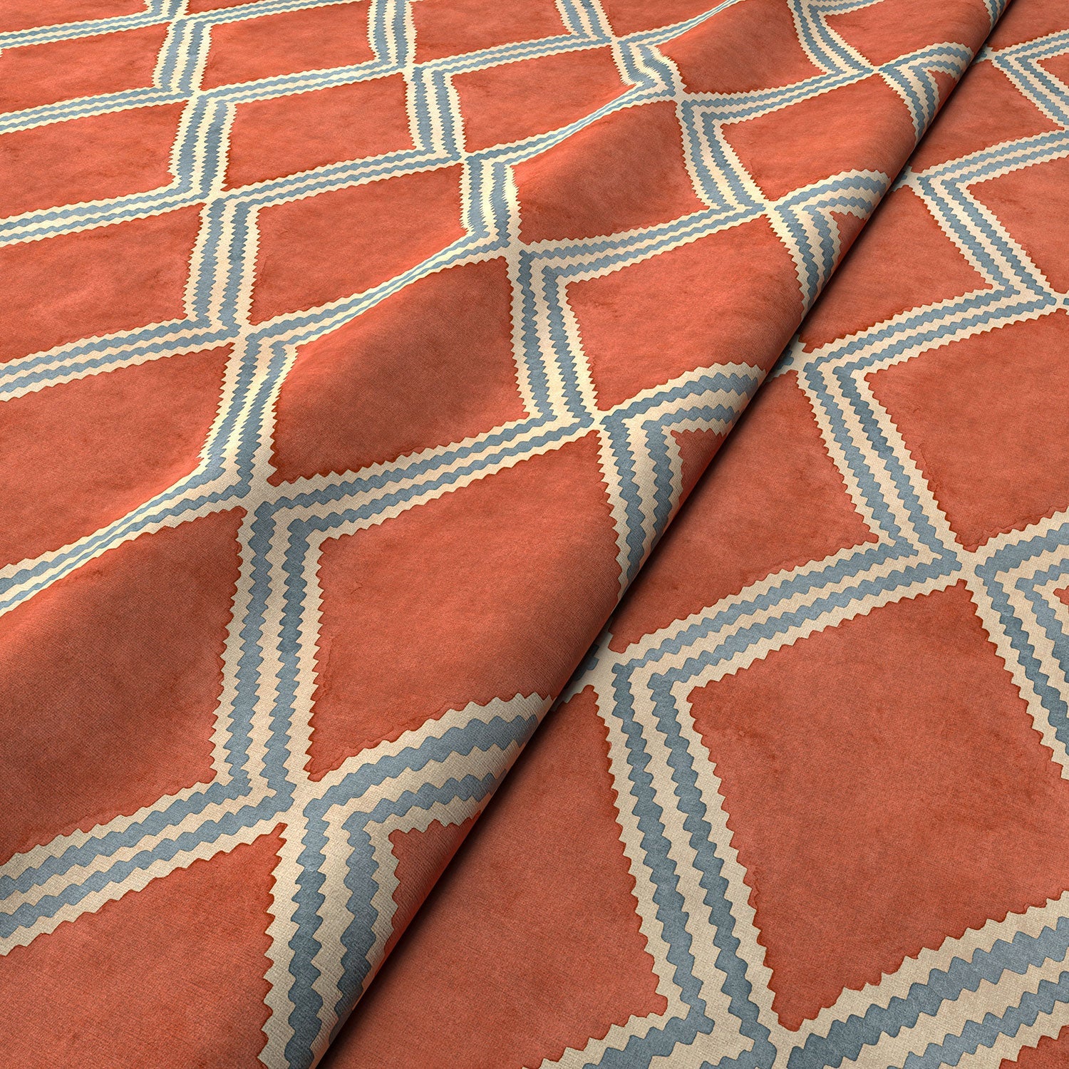 Linwood Inca Vesuvius FR Made to Measure Curtains