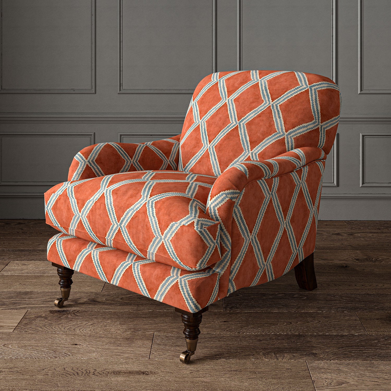 Linwood Inca Vesuvius FR Made to Measure Curtains