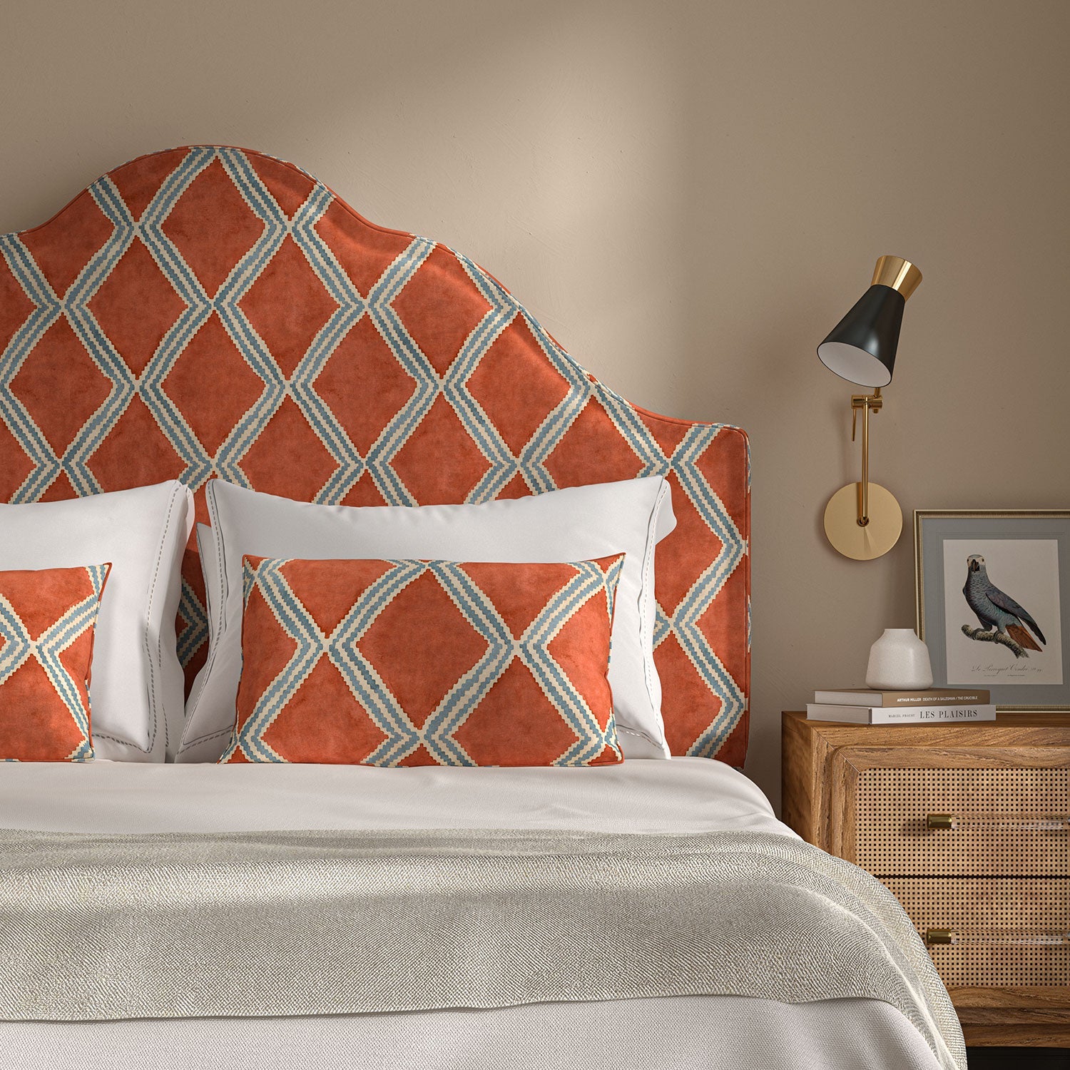 Linwood Inca Vesuvius FR Made to Measure Curtains
