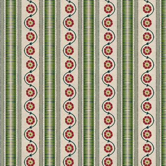 Chess Indira Stripe Apple Made to Measure Curtains