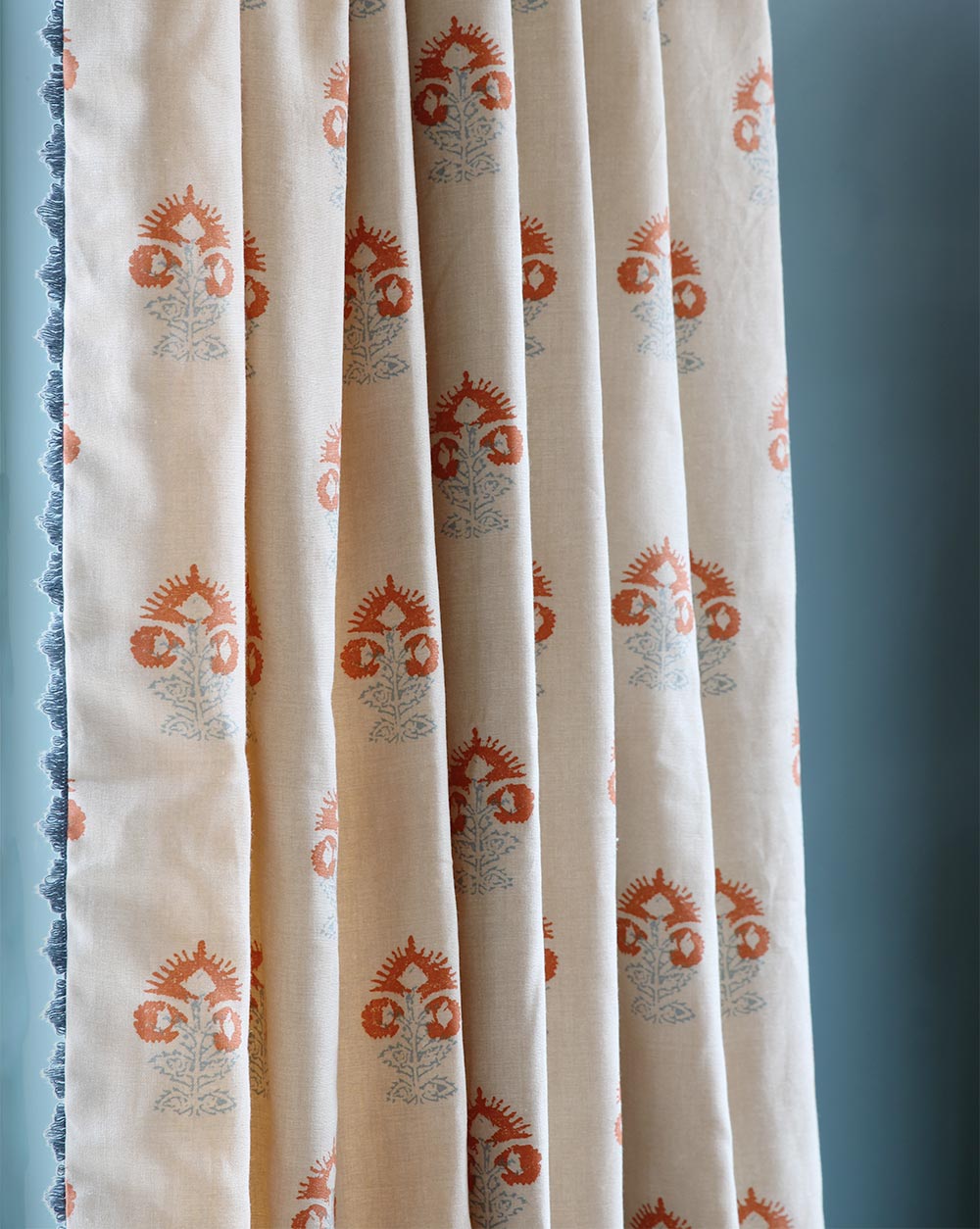 Kate Forman Iona Orange Made to Measure Curtains – image 2