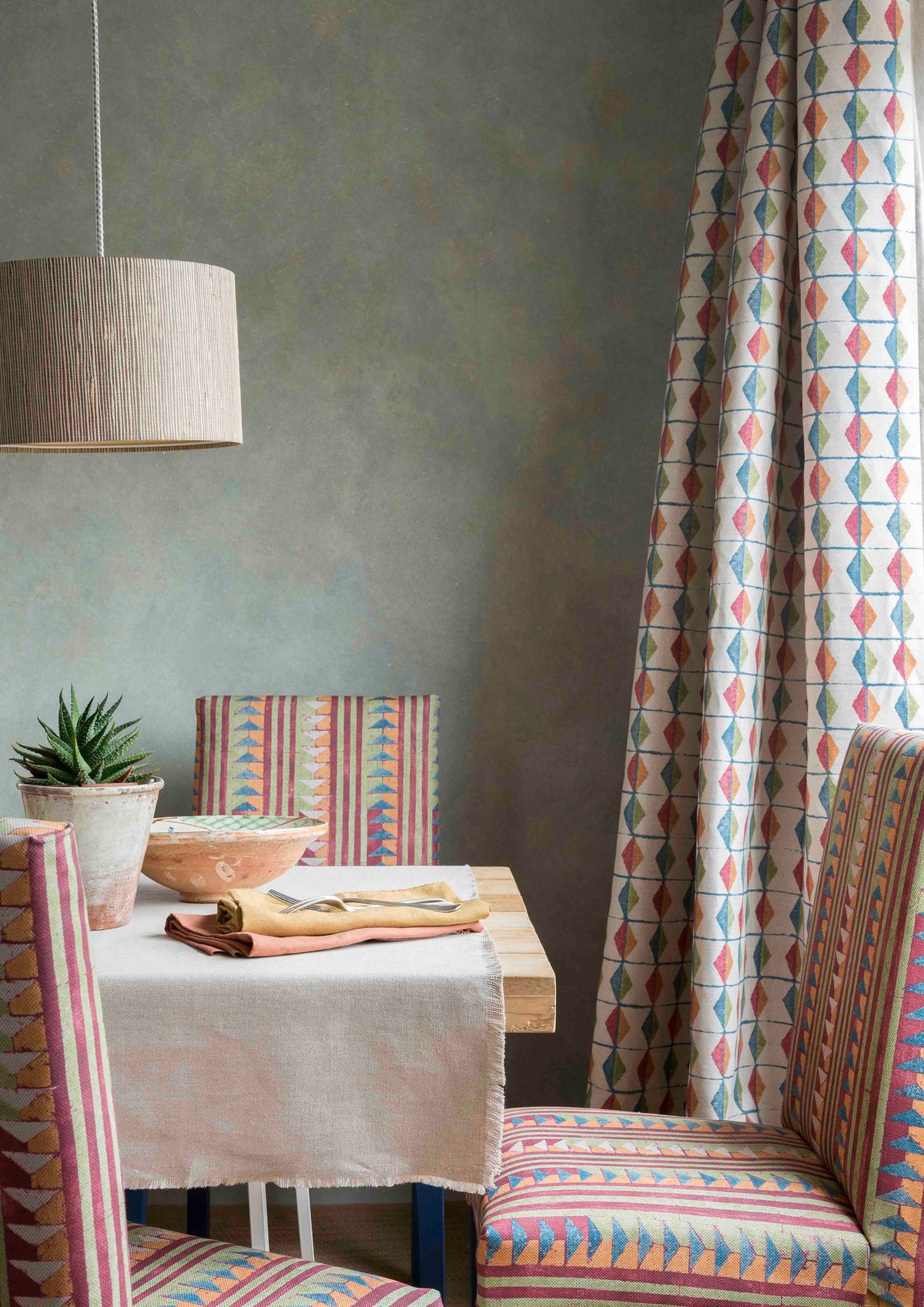 Lewis & Wood Sawtooth Tutti Frutti Made to Measure Curtains – lifestyle photograph