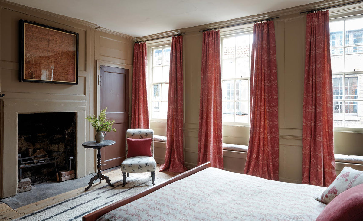 Kate Forman Josephine Red Made to Measure Roman Blinds – image 2