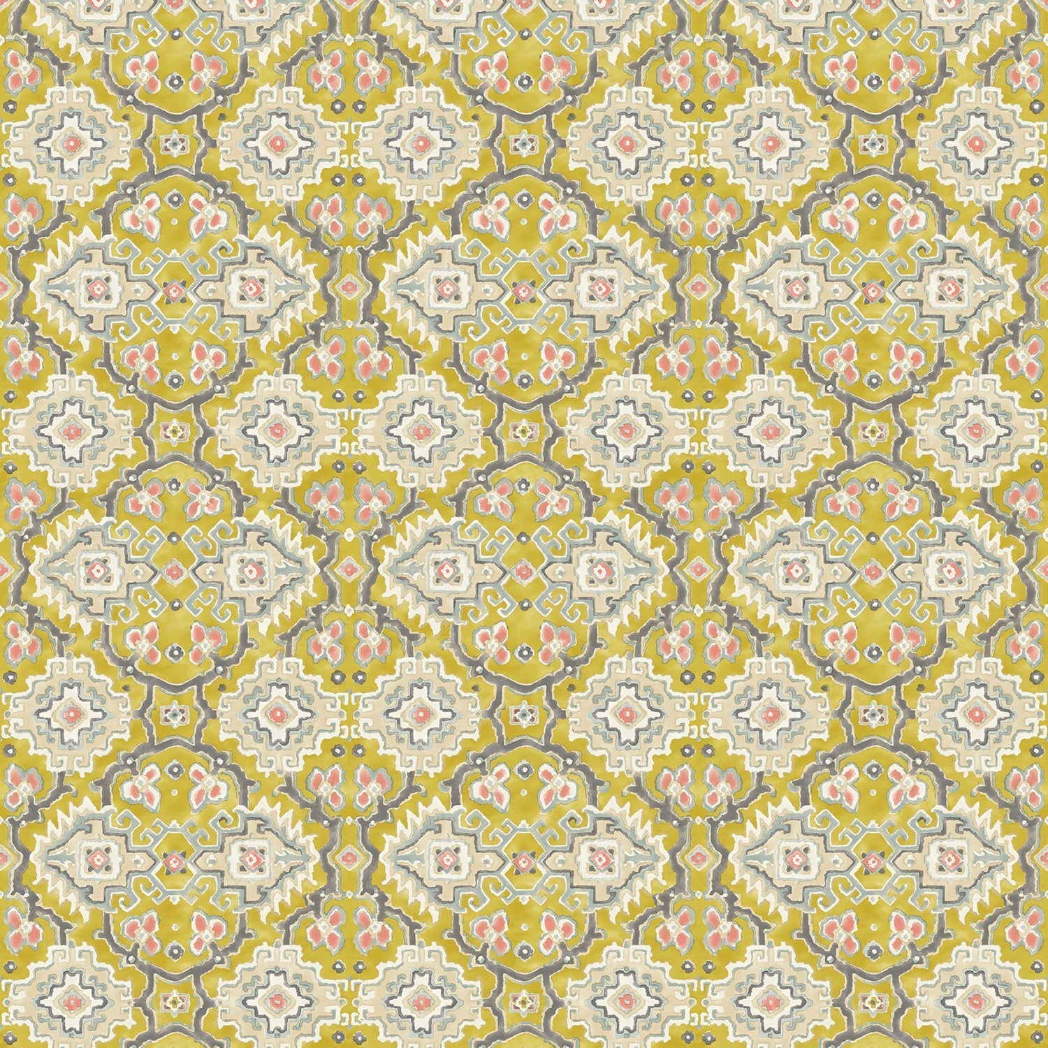 Linwood Kami Chartreuse FR Made to Measure Curtains