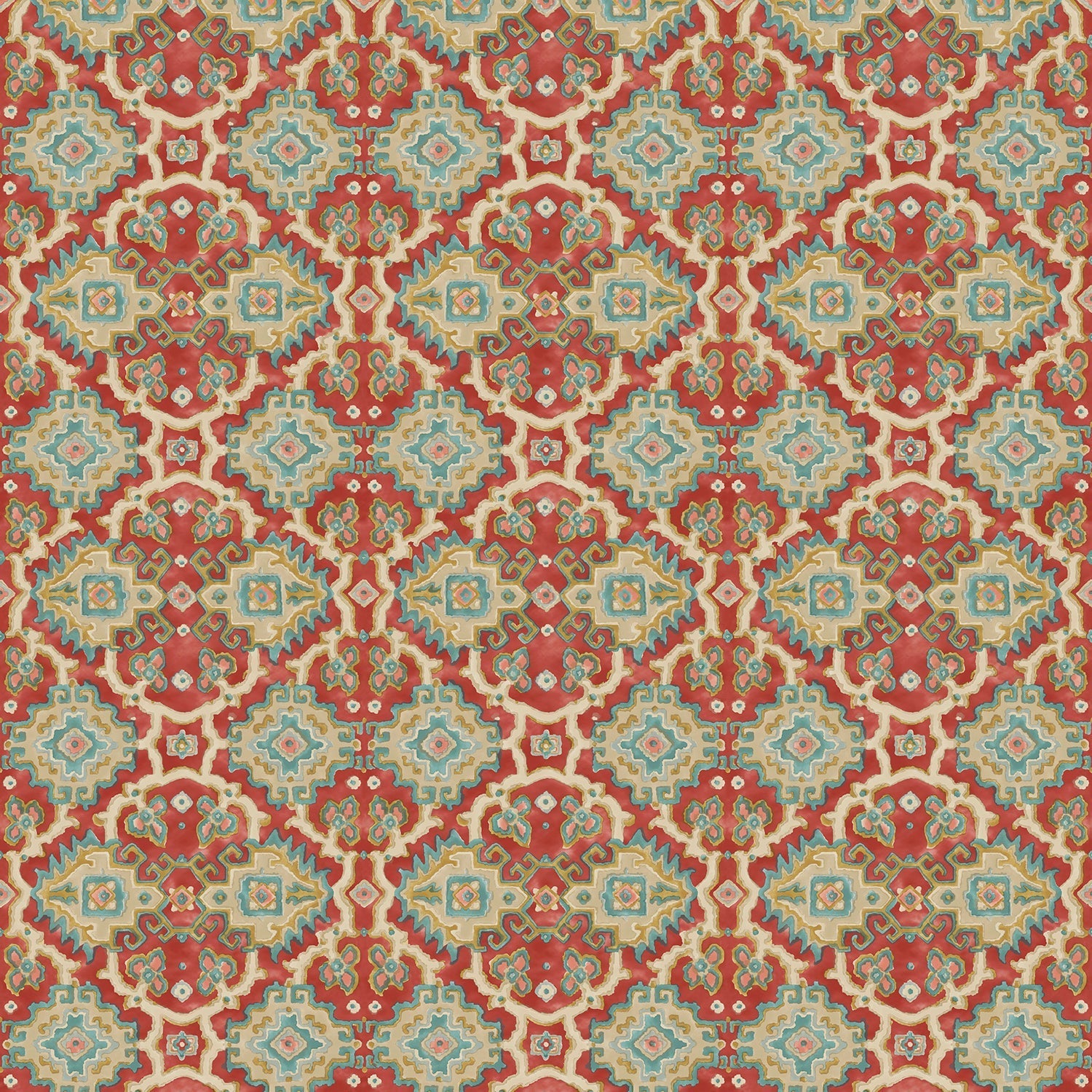 Linwood Kami Chilli FR Made to Measure Curtains