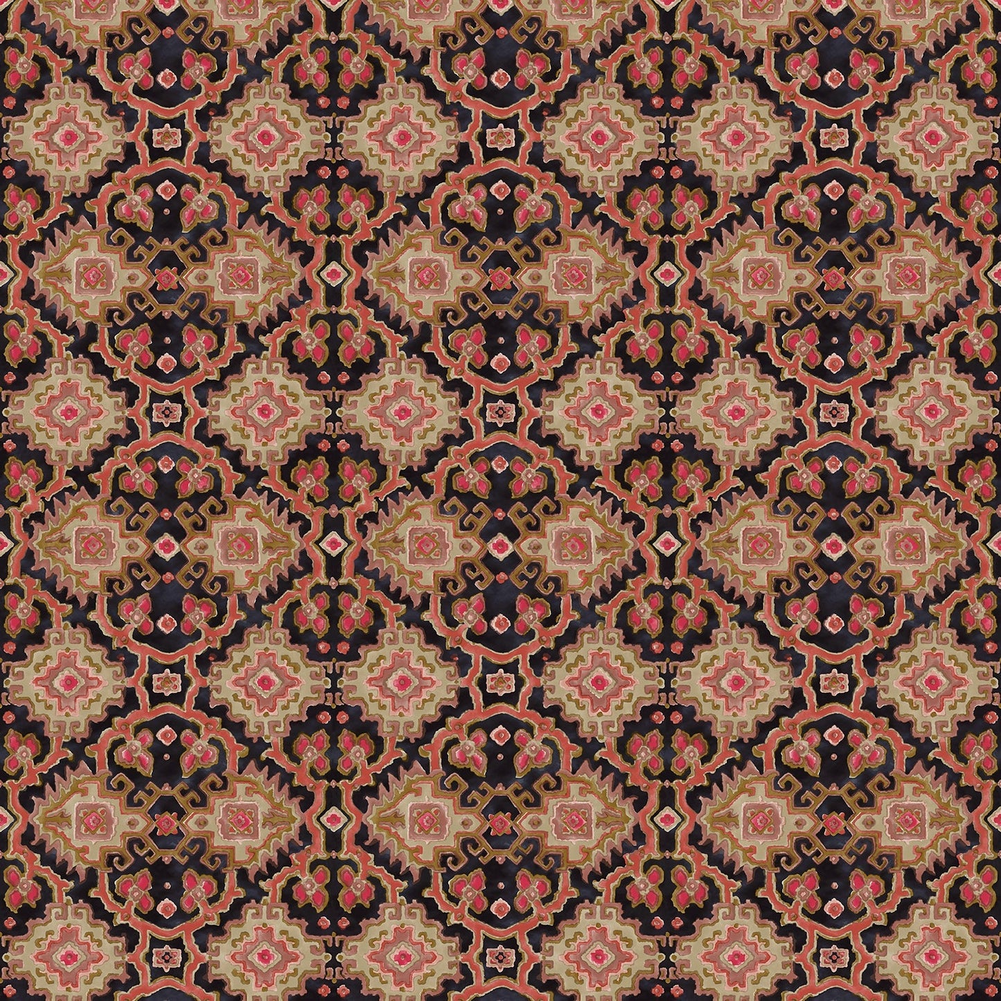 Linwood Kami Coral FR Made to Measure Curtains