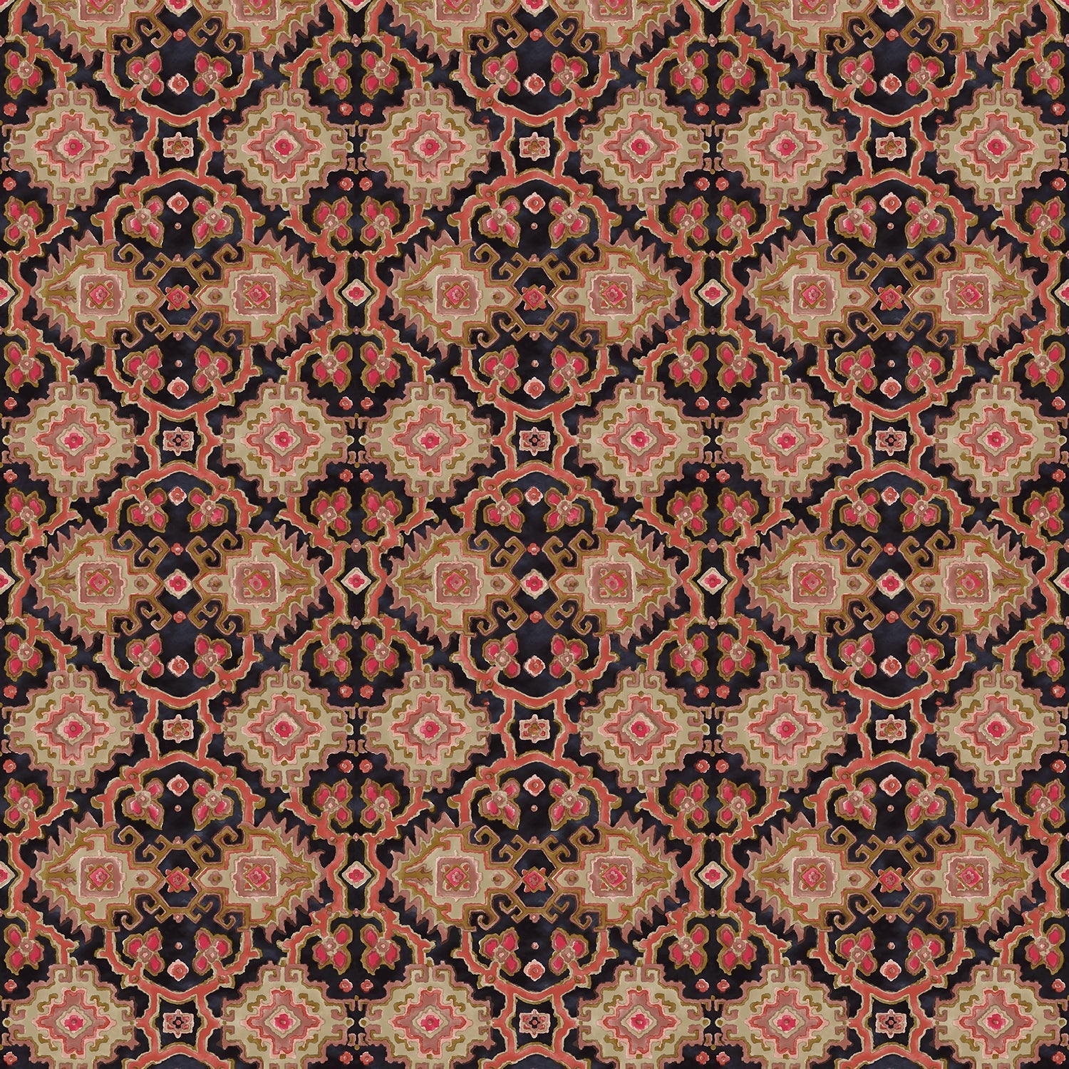 Linwood Kami Coral FR Made to Measure Curtains