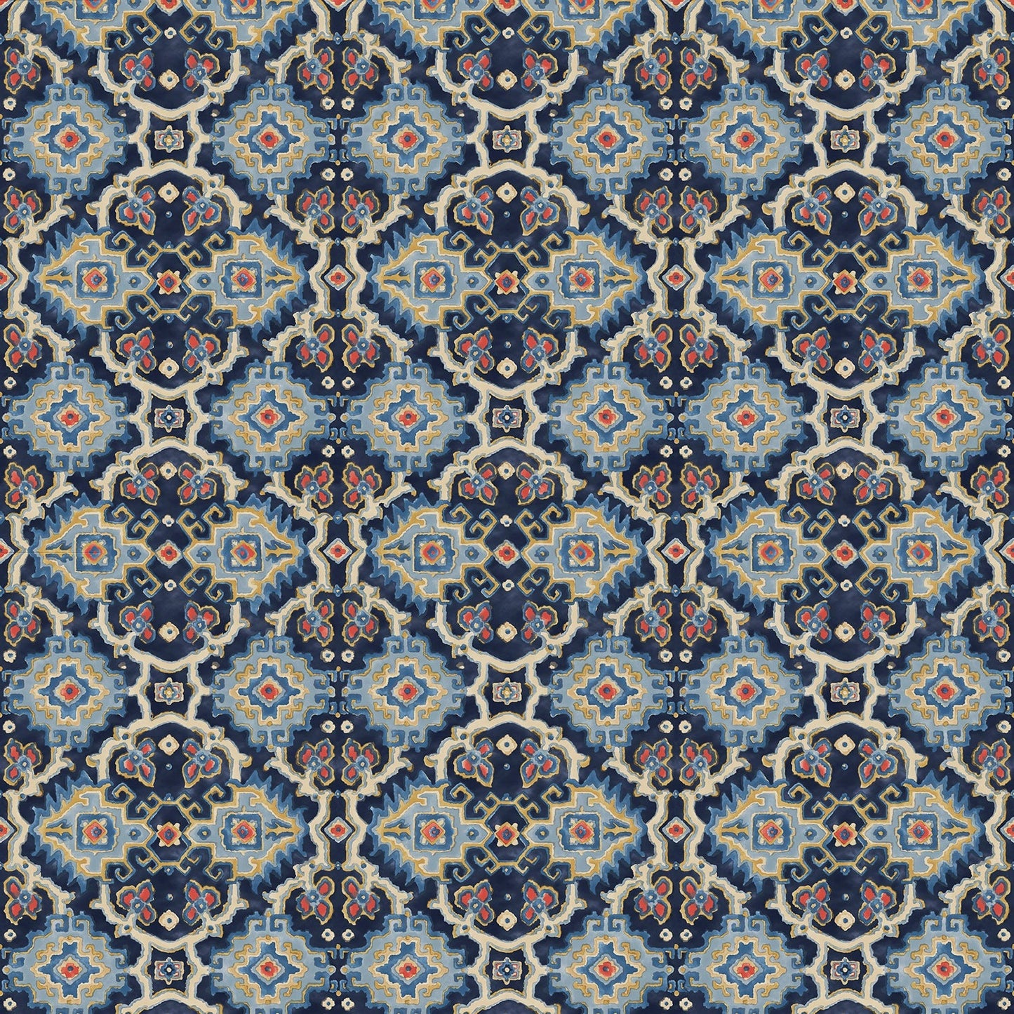 Linwood Kami Ocean FR Made to Measure Curtains