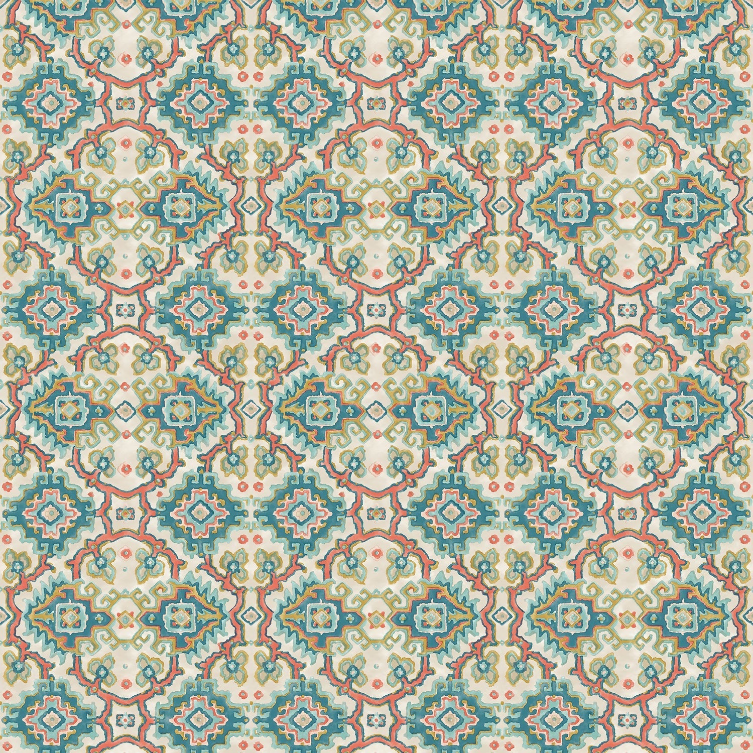 Linwood Kami Teal FR Made to Measure Curtains