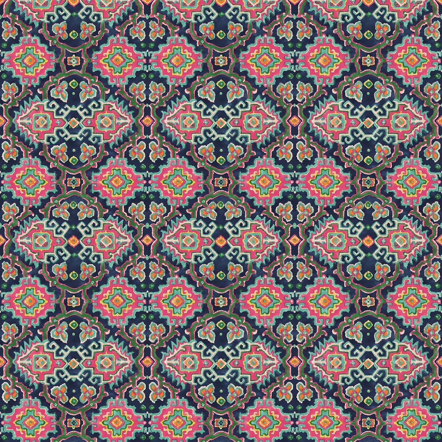 Linwood Kami Tropicana FR Made to Measure Curtains