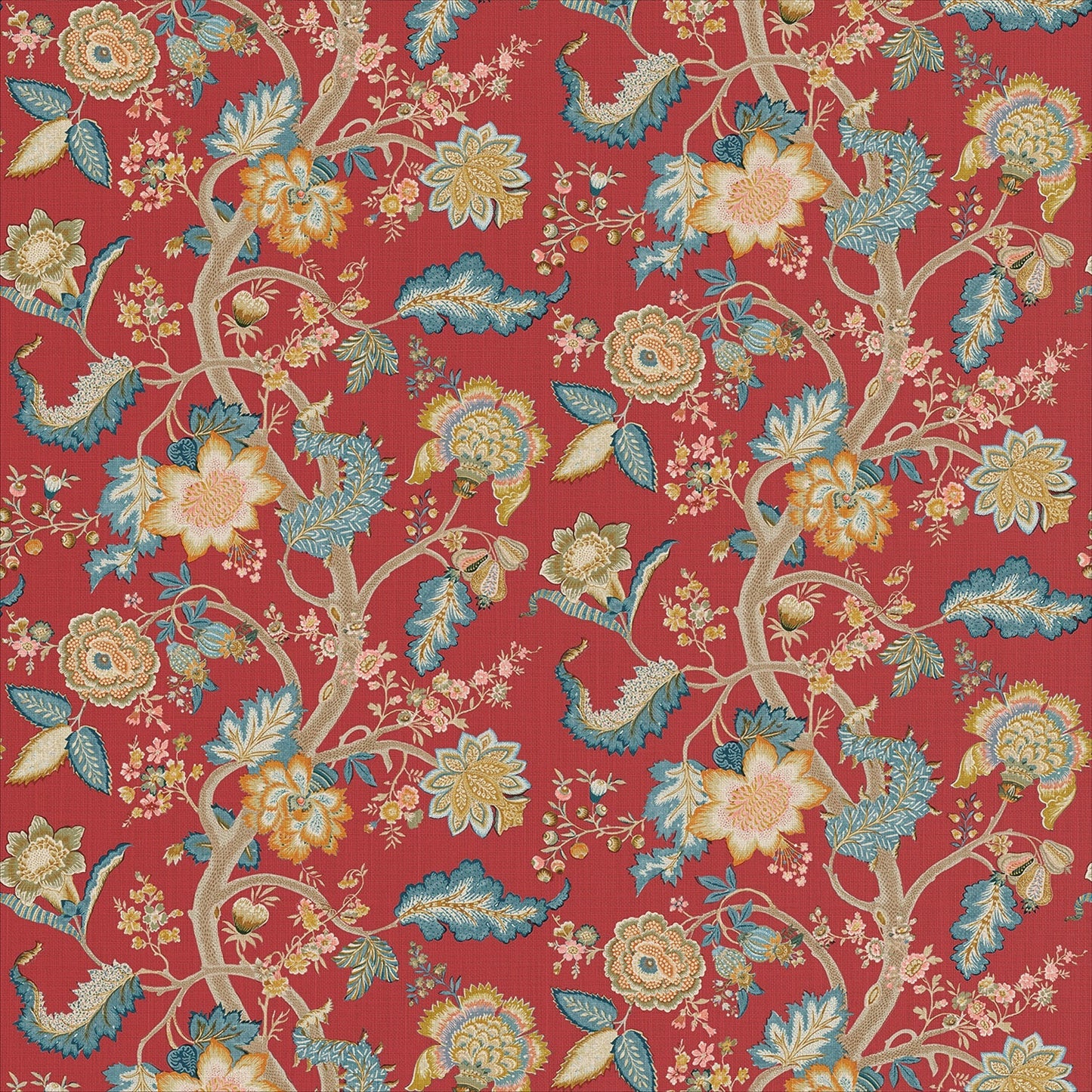 Linwood Kitty Classic Red Made to Measure Curtains