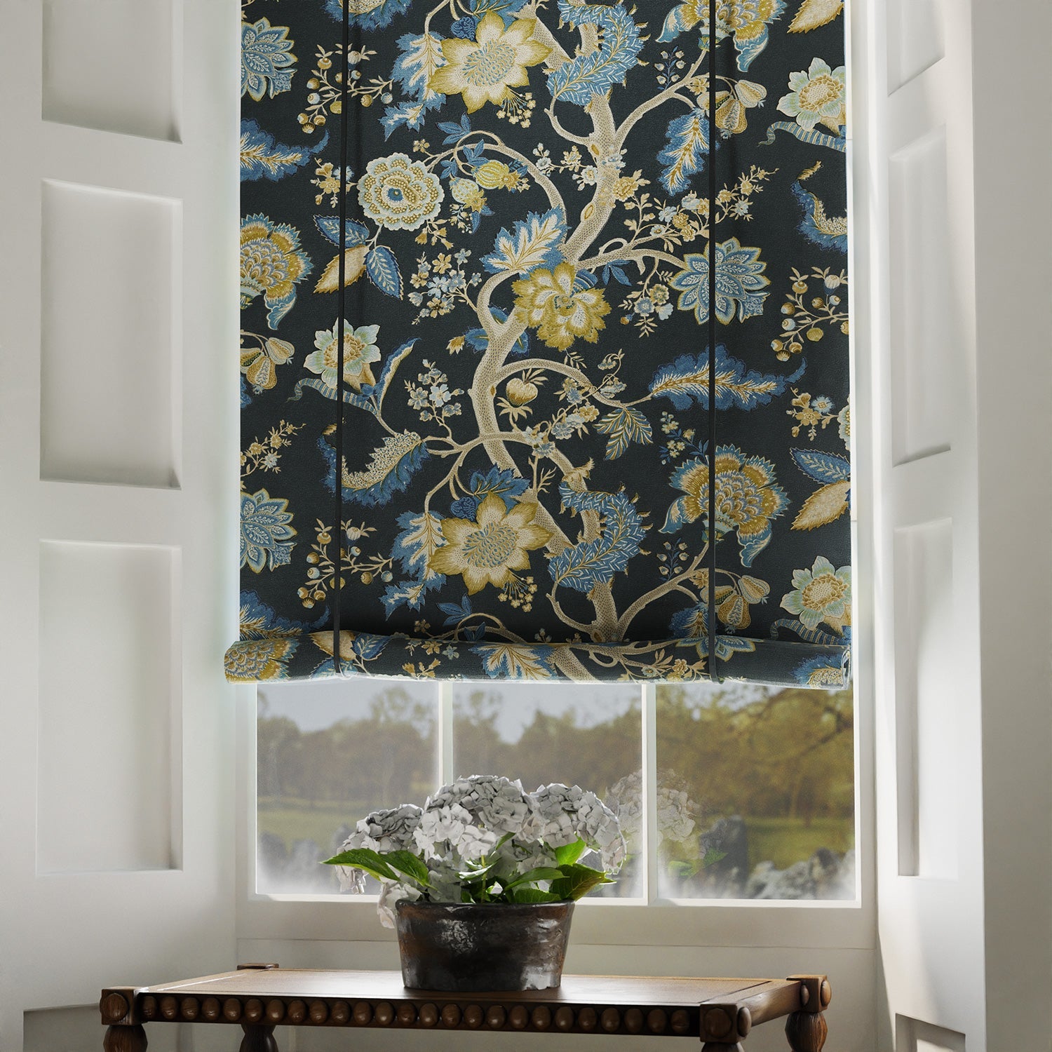 Linwood Kitty Night Garden Made to Measure Curtains