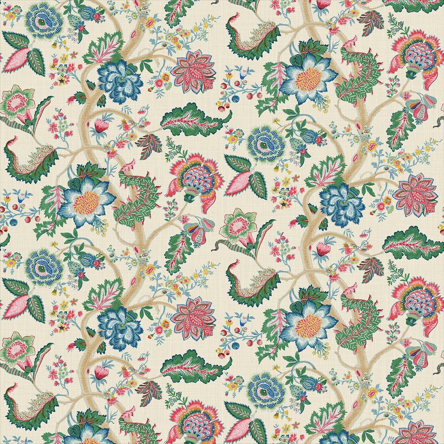 Linwood Kitty Spring Green Made to Measure Curtains