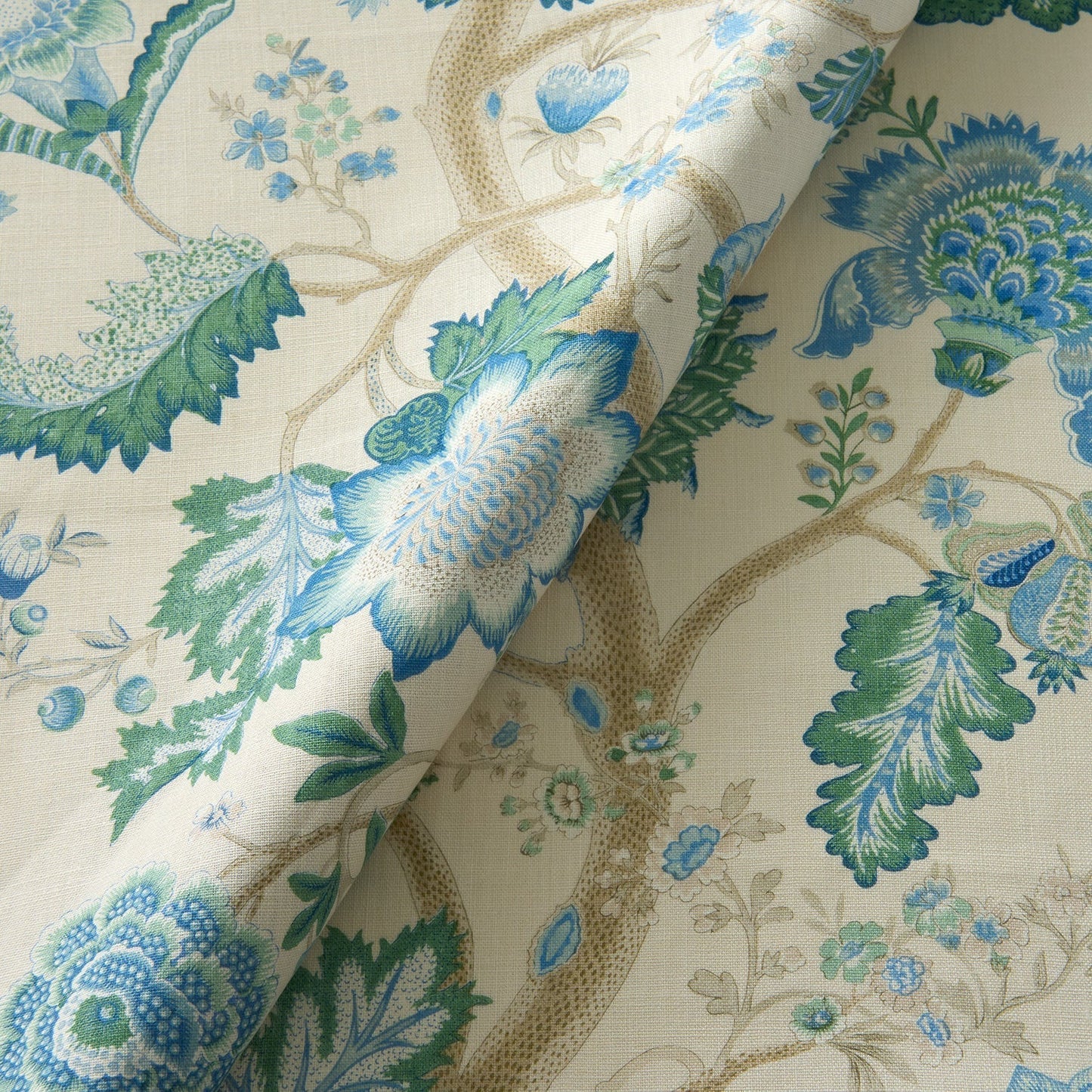 Linwood Kitty Blue Green Made to Measure Curtains