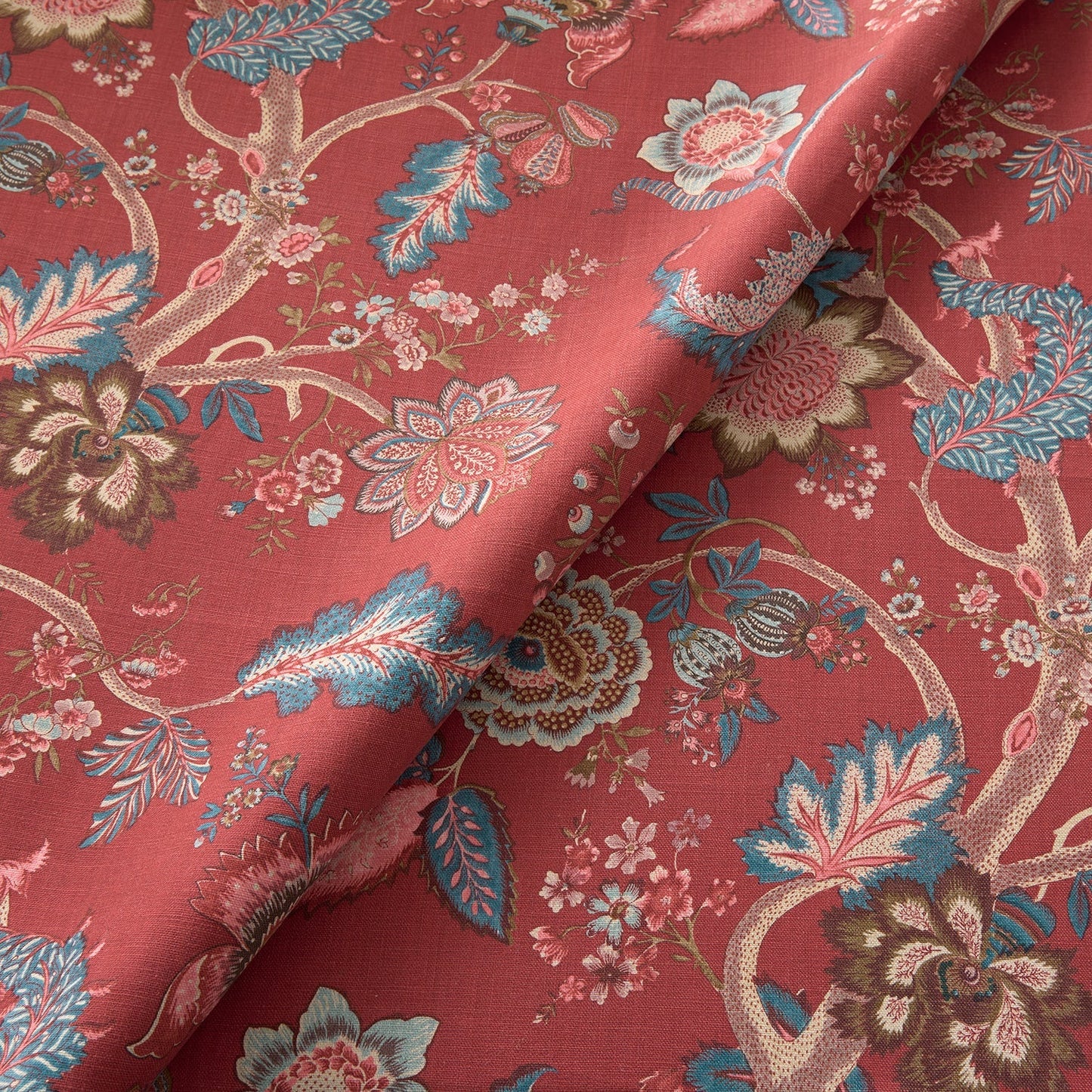 Linwood Kitty Old Red Made to Measure Curtains
