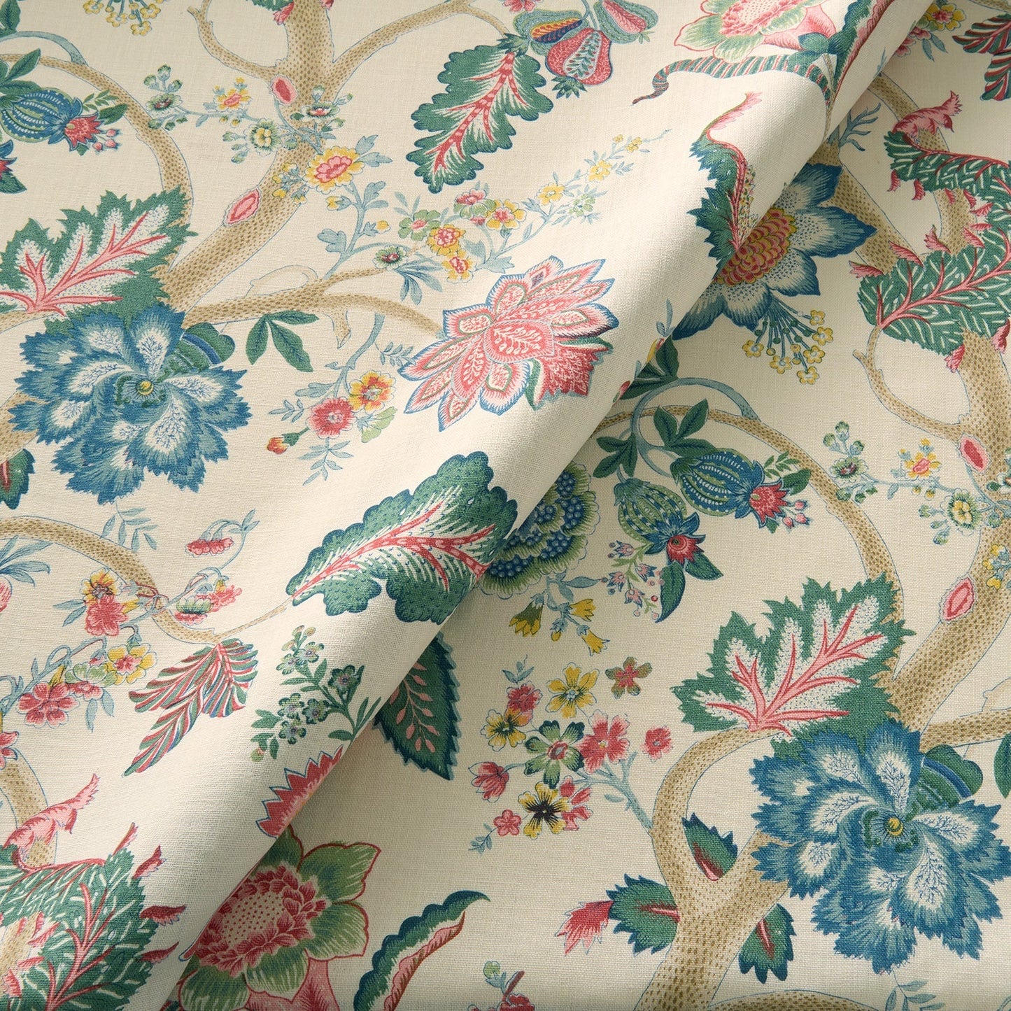 Linwood Kitty Spring Green Made to Measure Curtains