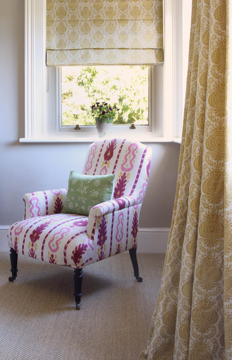 Kate Forman Margot Yellow Made to Measure Roman Blinds – image 2