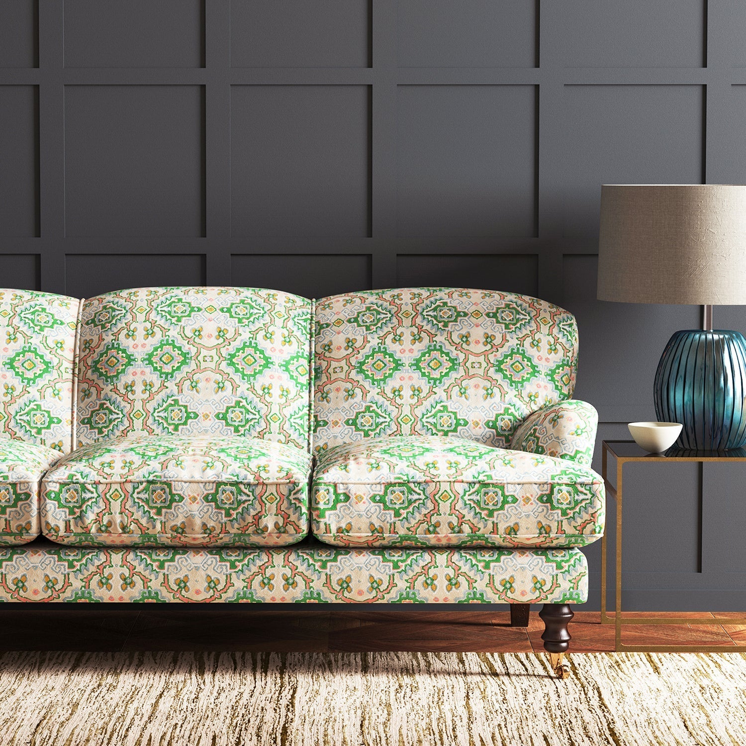 Linwood Kami Emerald FR Made to Measure Curtains