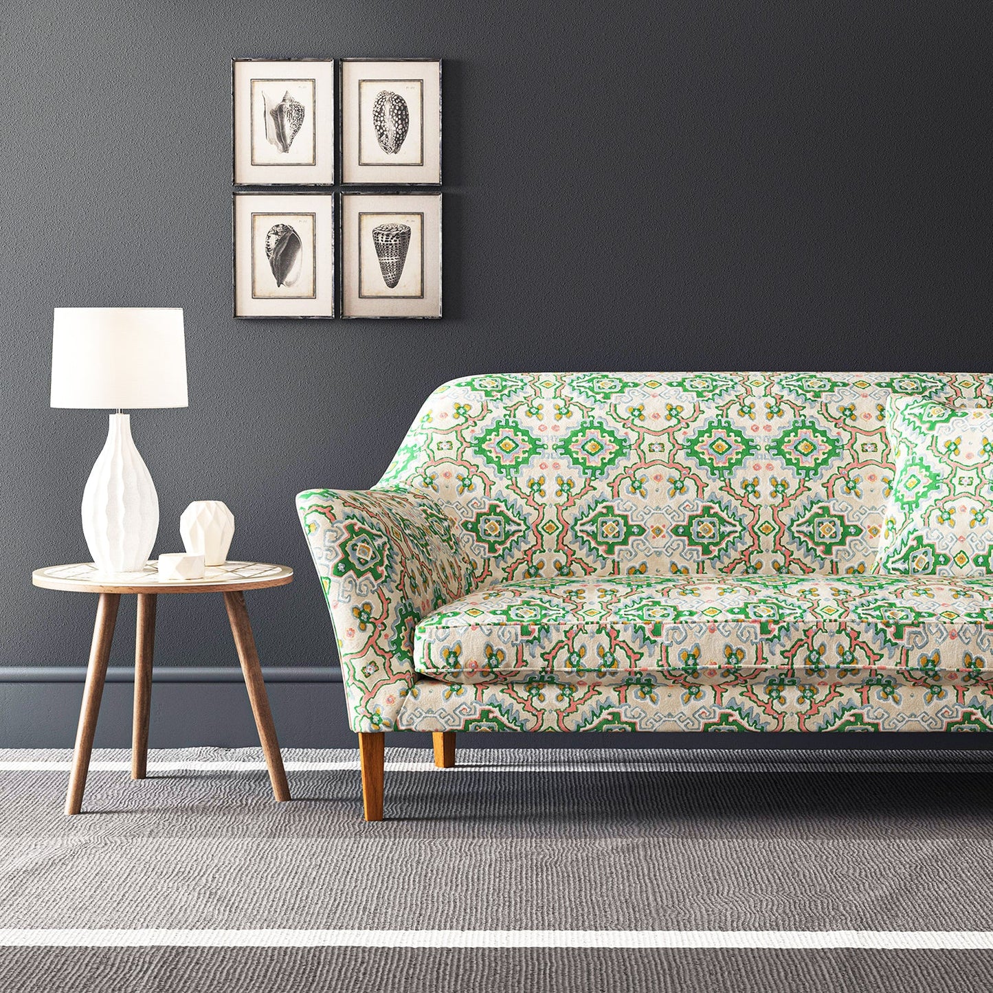Linwood Kami Emerald FR Made to Measure Curtains