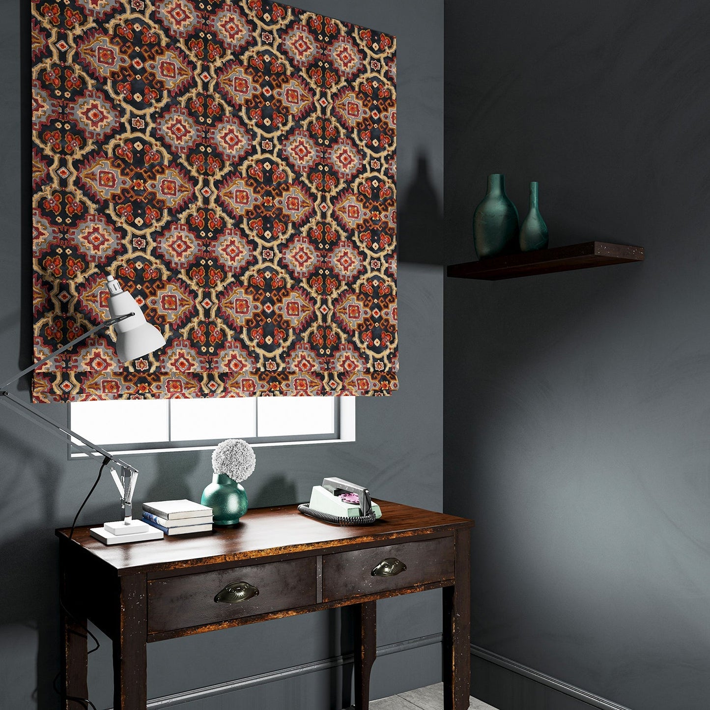 Linwood Kami Henna FR Made to Measure Curtains