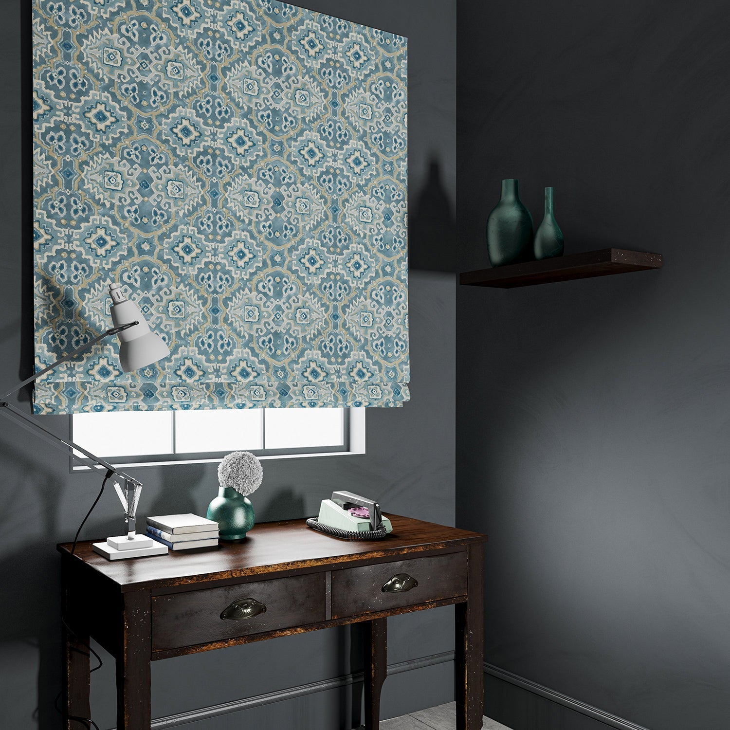 Linwood Kami Lago FR Made to Measure Curtains