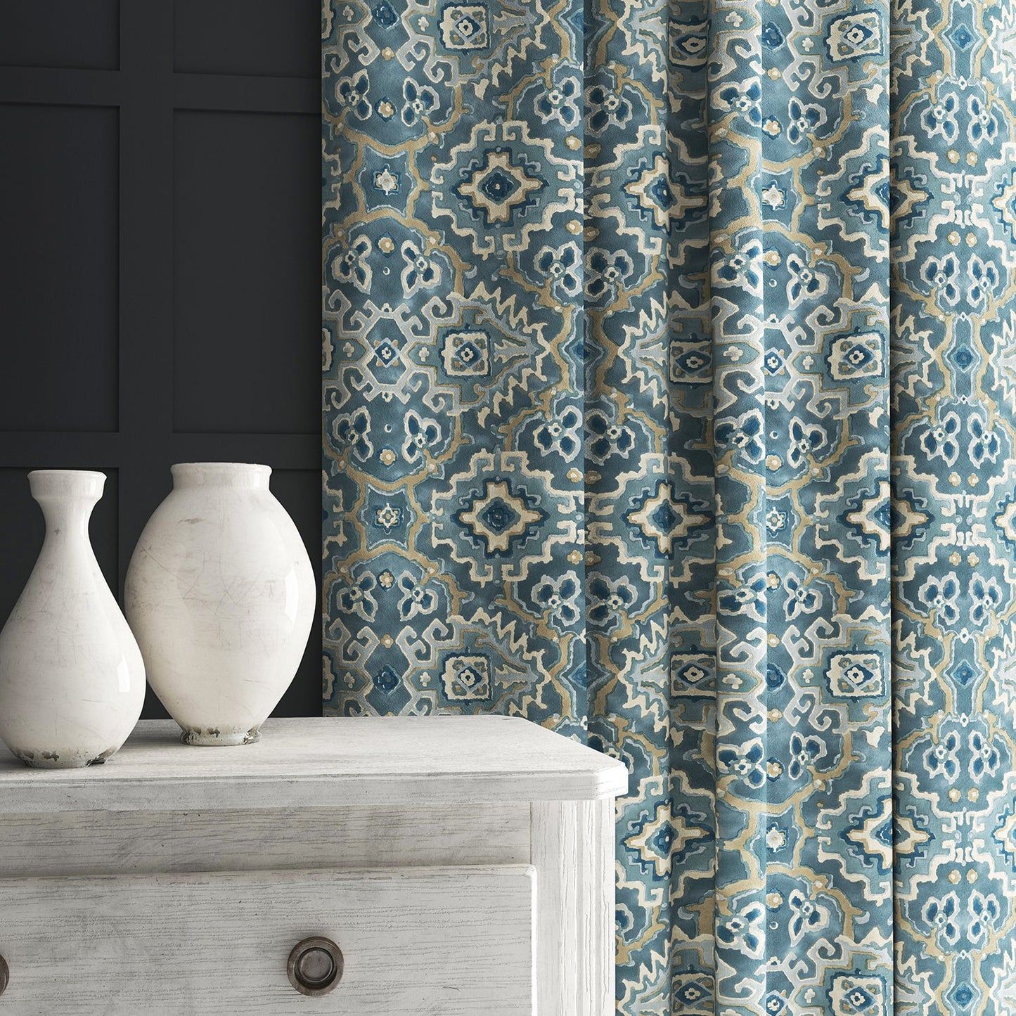 Linwood Kami Lago FR Made to Measure Curtains