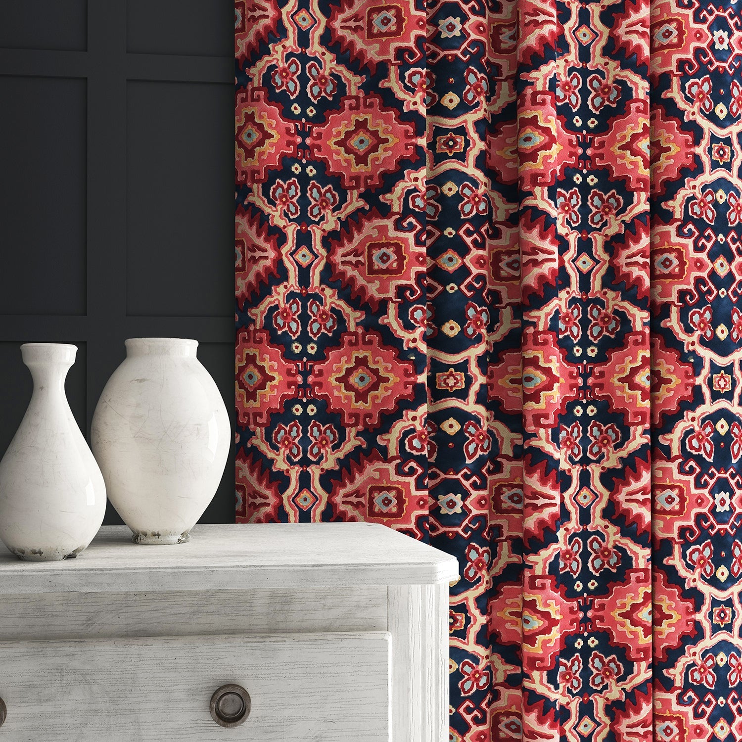 Linwood Kami Persian FR Made to Measure Curtains