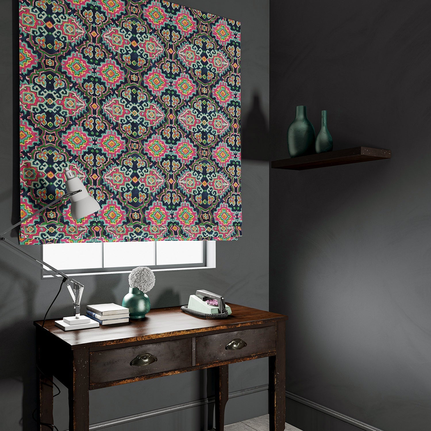 Linwood Kami Tropicana FR Made to Measure Curtains