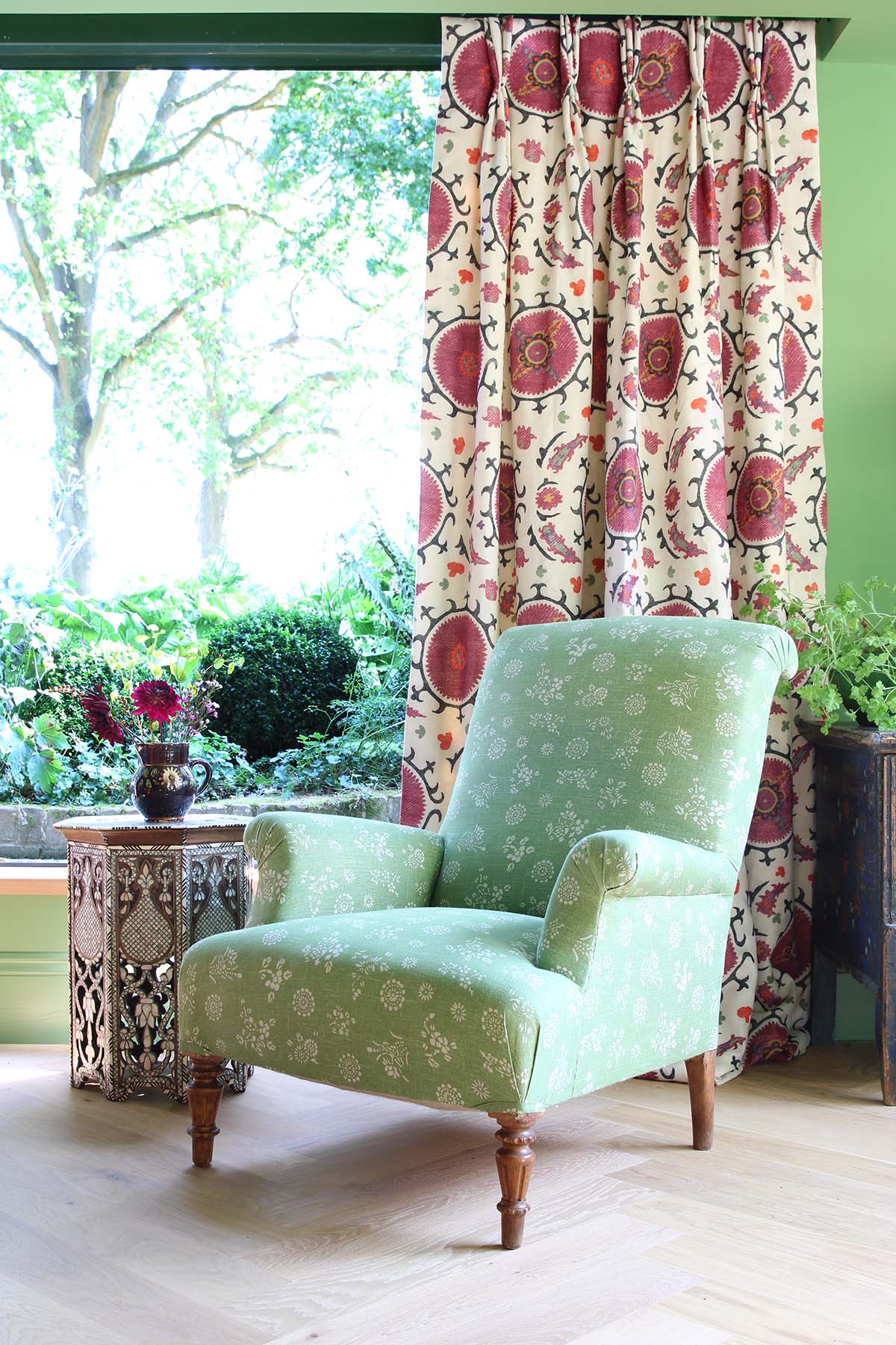 Kate Forman Anya Green Made to Measure Roman Blinds – image 4