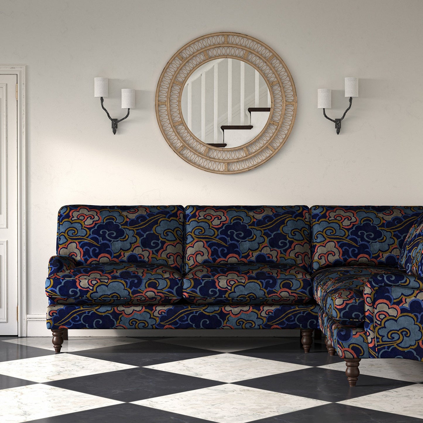 Linwood Kimono Dreams Blaze Made to Measure Curtains