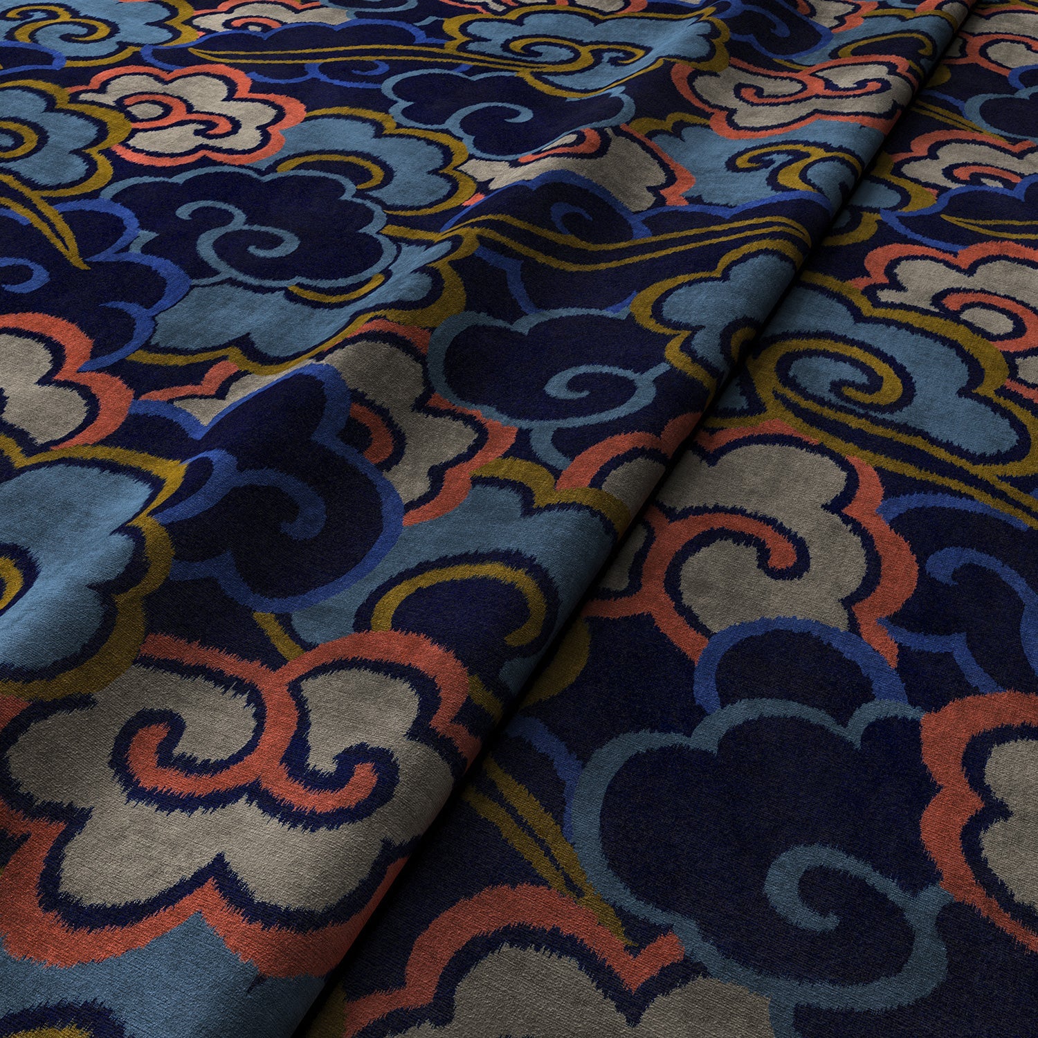 Linwood Kimono Dreams Blaze Made to Measure Curtains