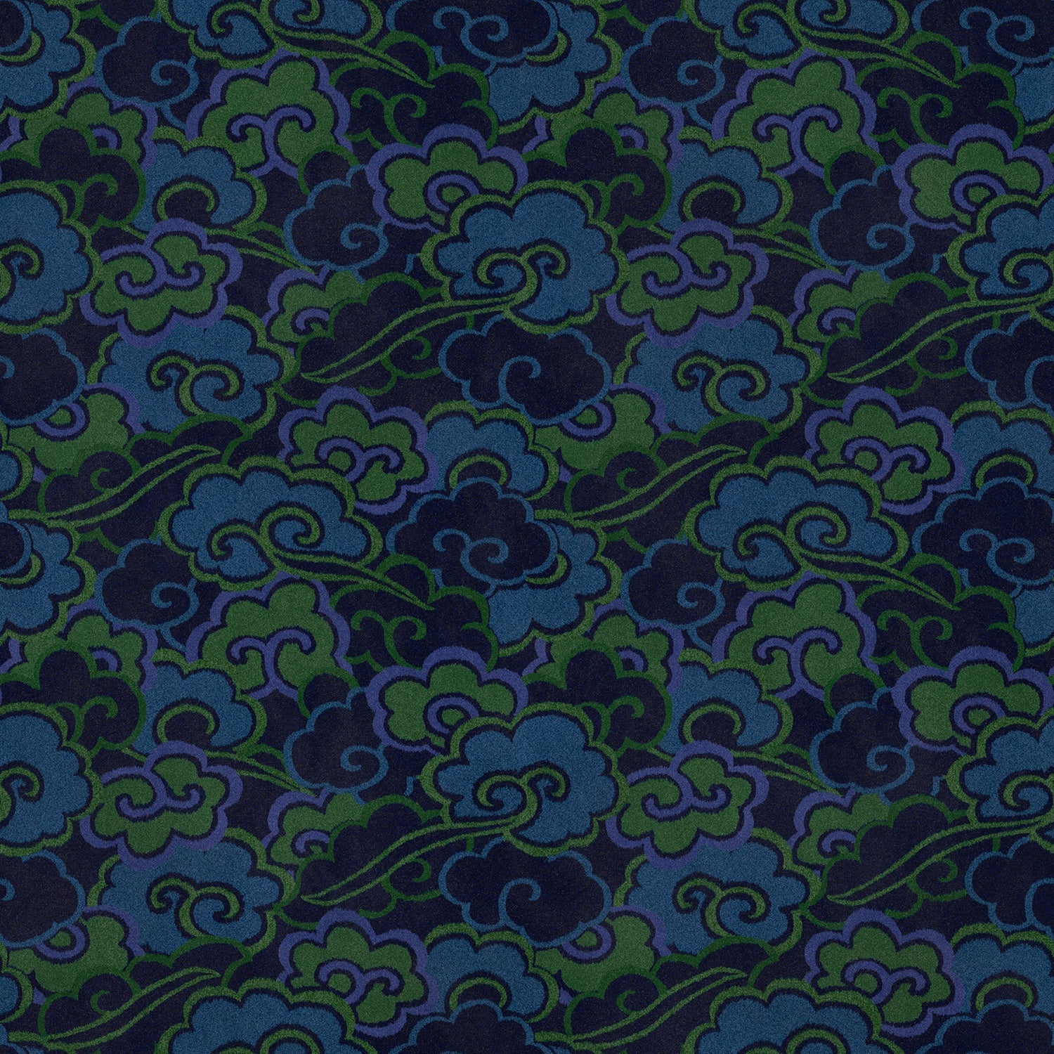 Linwood Kimono Dreams Moss Made to Measure Curtains