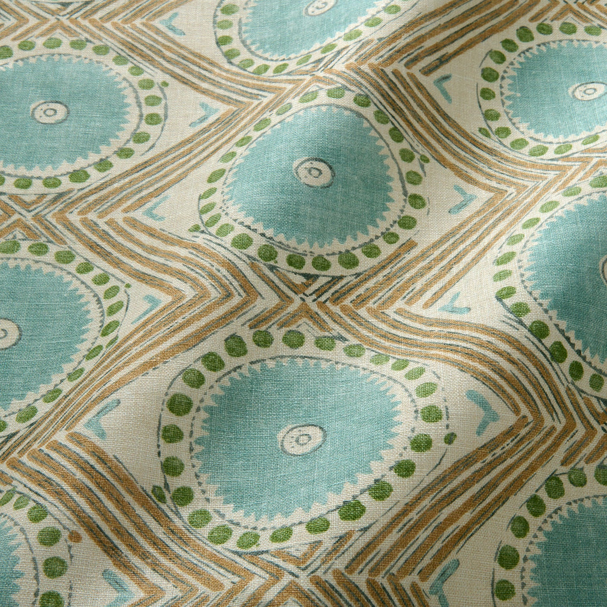 Linwood Kyoto Garden Peas Made to Measure Roman Blinds