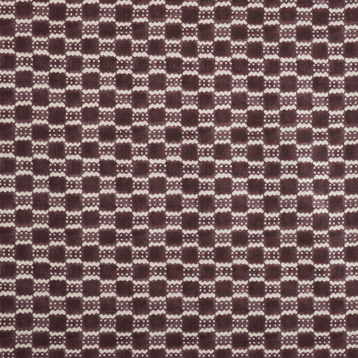 Linwood Ravioli Damson FR Made to Measure Curtains