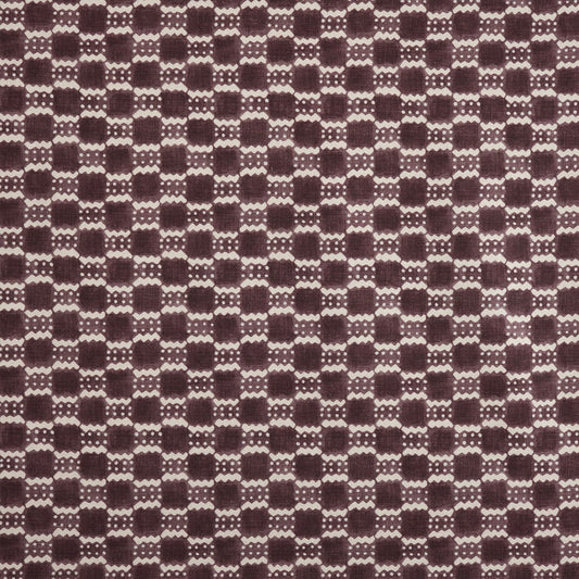 Linwood Ravioli Damson FR Made to Measure Curtains
