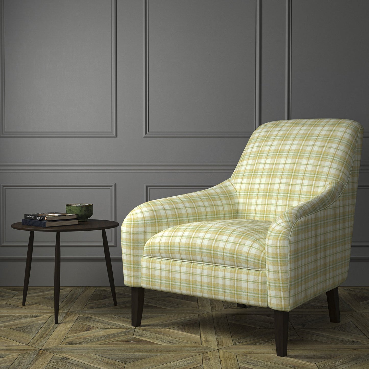 Linwood Bressay Check Sandwick FR Made to Measure Curtains