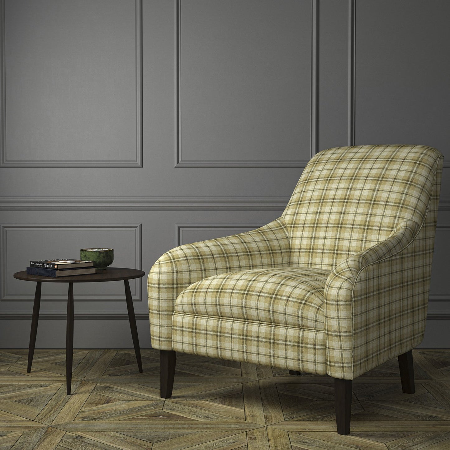 Linwood Bressay Check Lunna FR Made to Measure Curtains