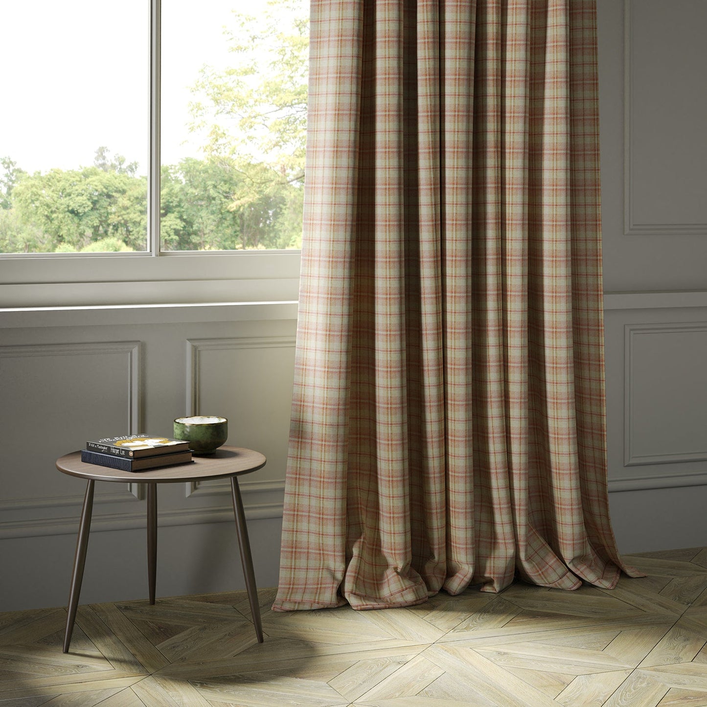 Linwood Bressay Check Damsay FR Made to Measure Curtains