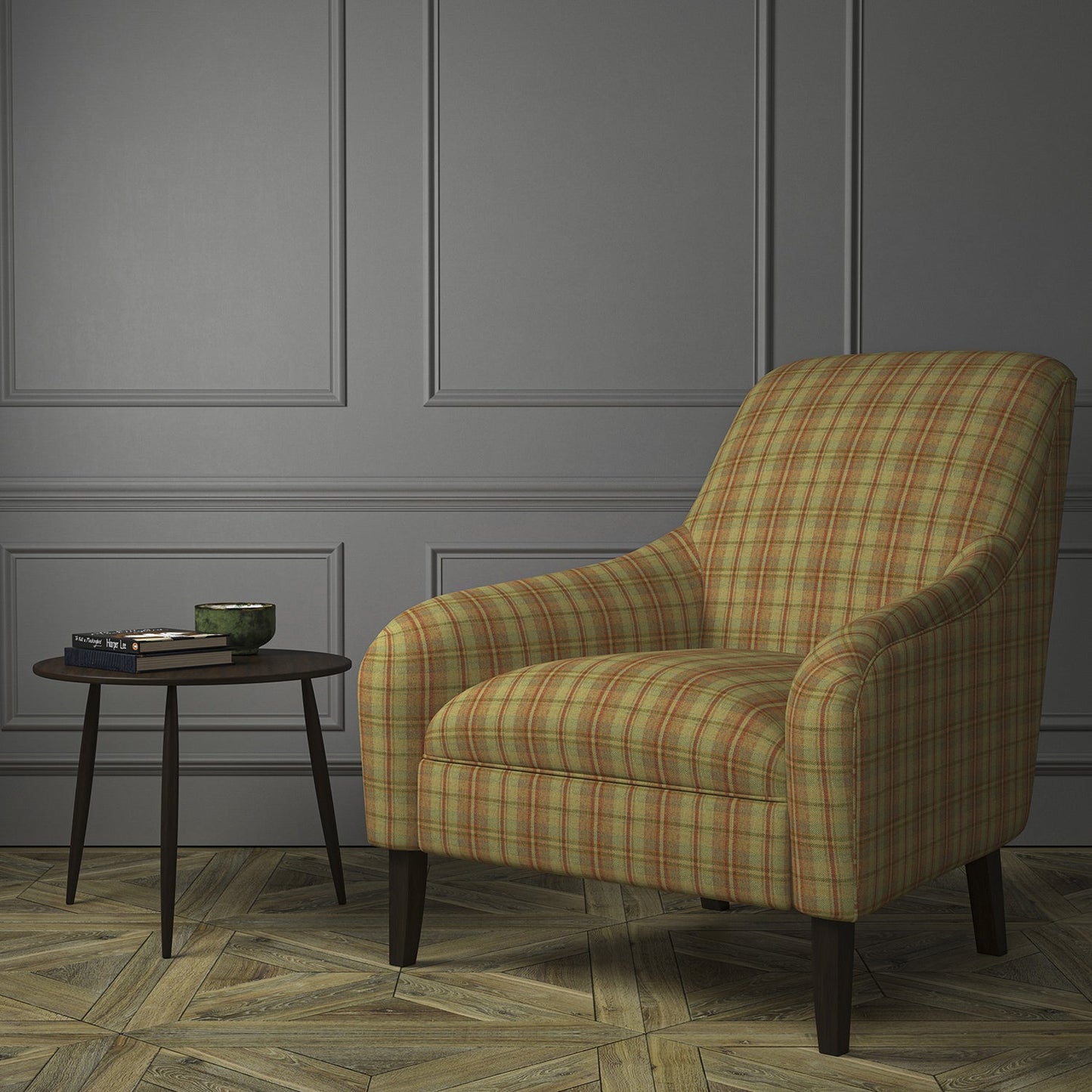 Linwood Bressay Check Quendale FR Made to Measure Curtains