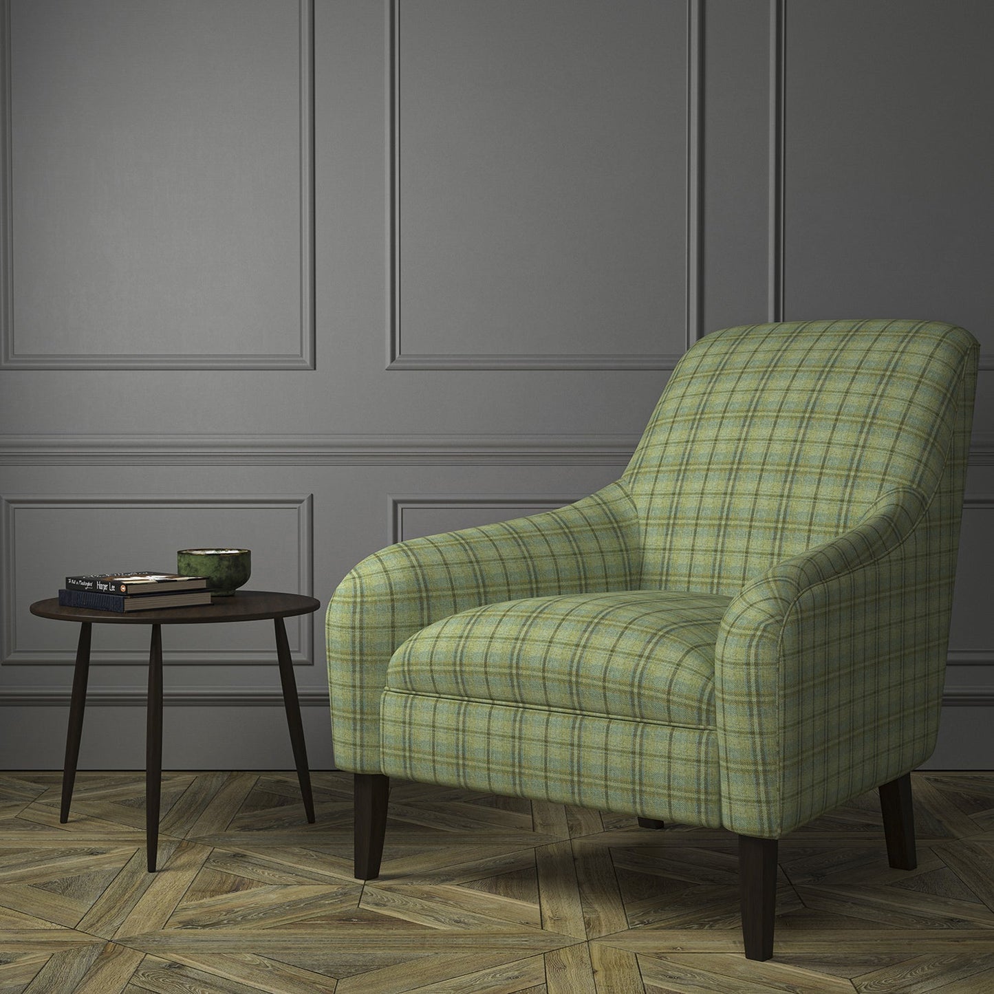Linwood Bressay Check Hillswick FR Made to Measure Curtains