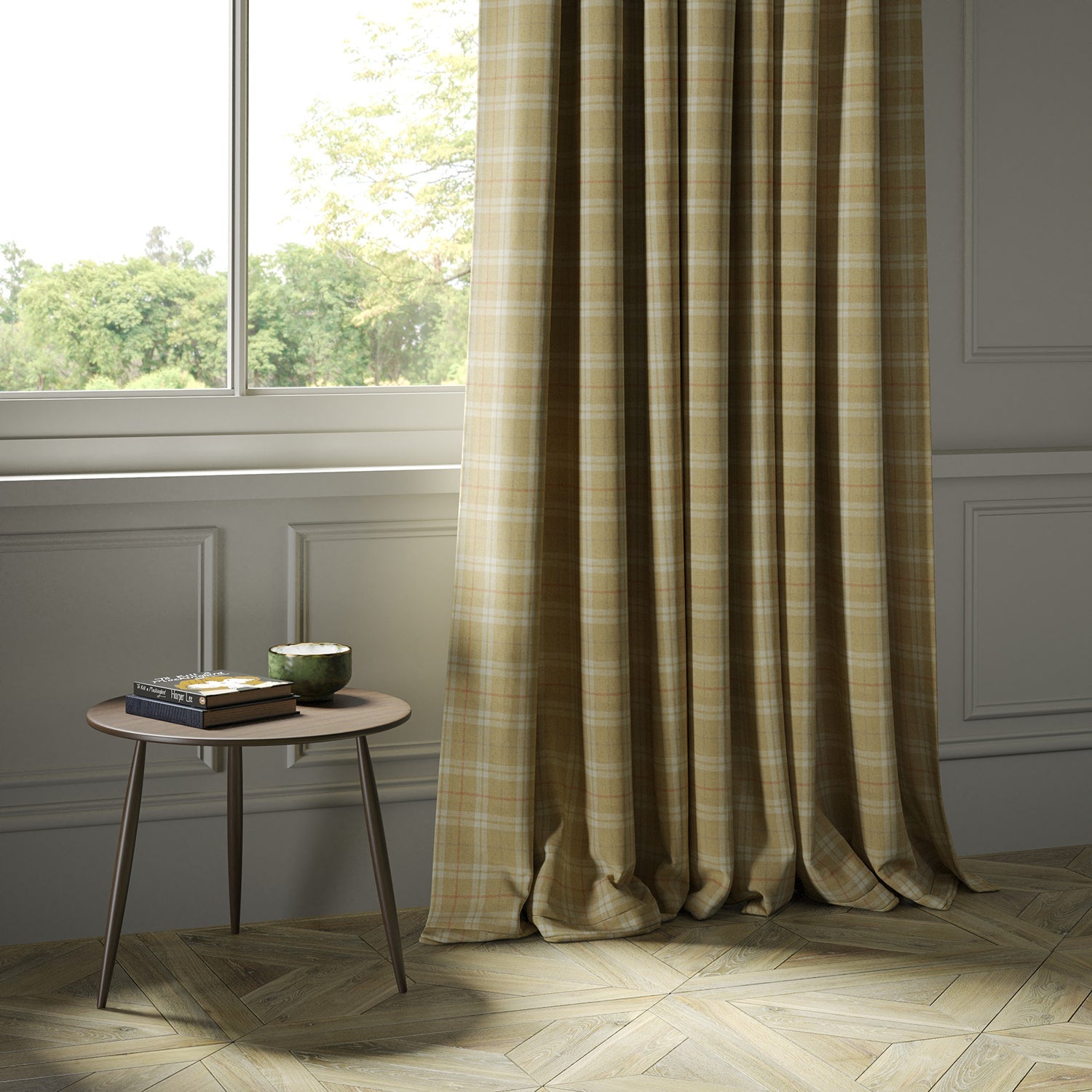 Linwood Samphrey Glengarry FR Made to Measure Curtains