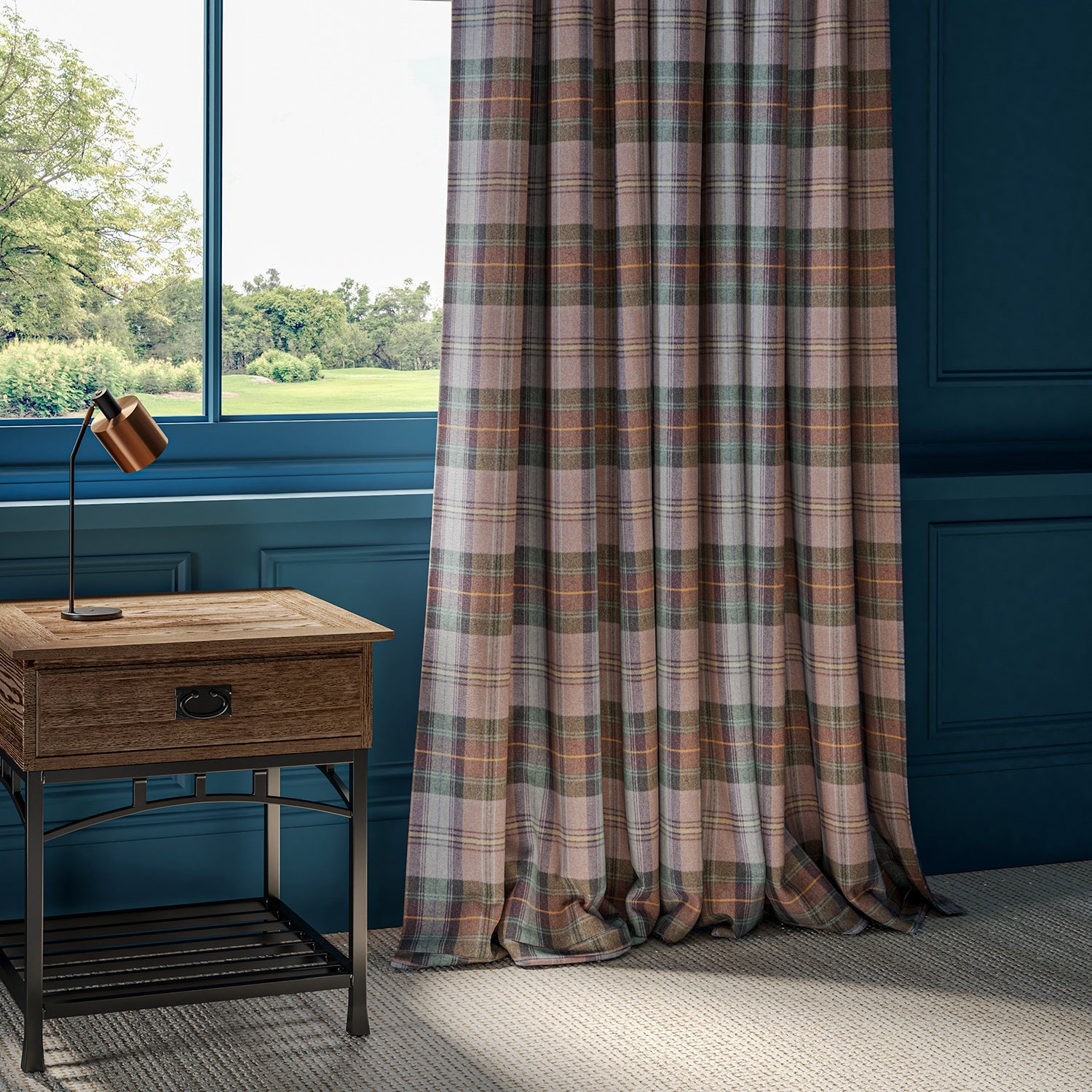 Linwood Beachcomber Isle of May FR Made to Measure Curtains
