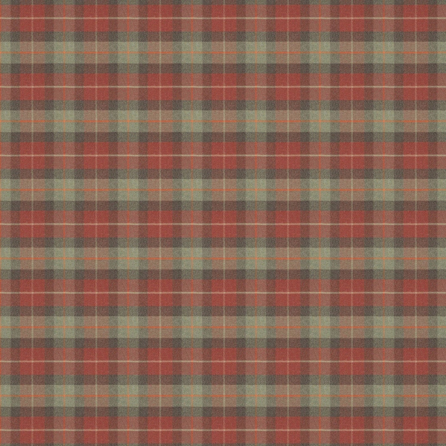 Linwood Brunswick Check Maple Check FR Made to Measure Curtains