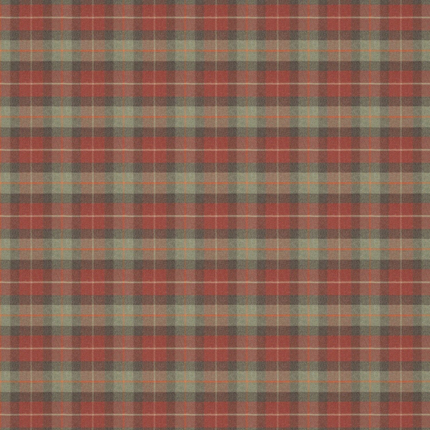 Linwood Brunswick Check Maple Check FR Made to Measure Curtains