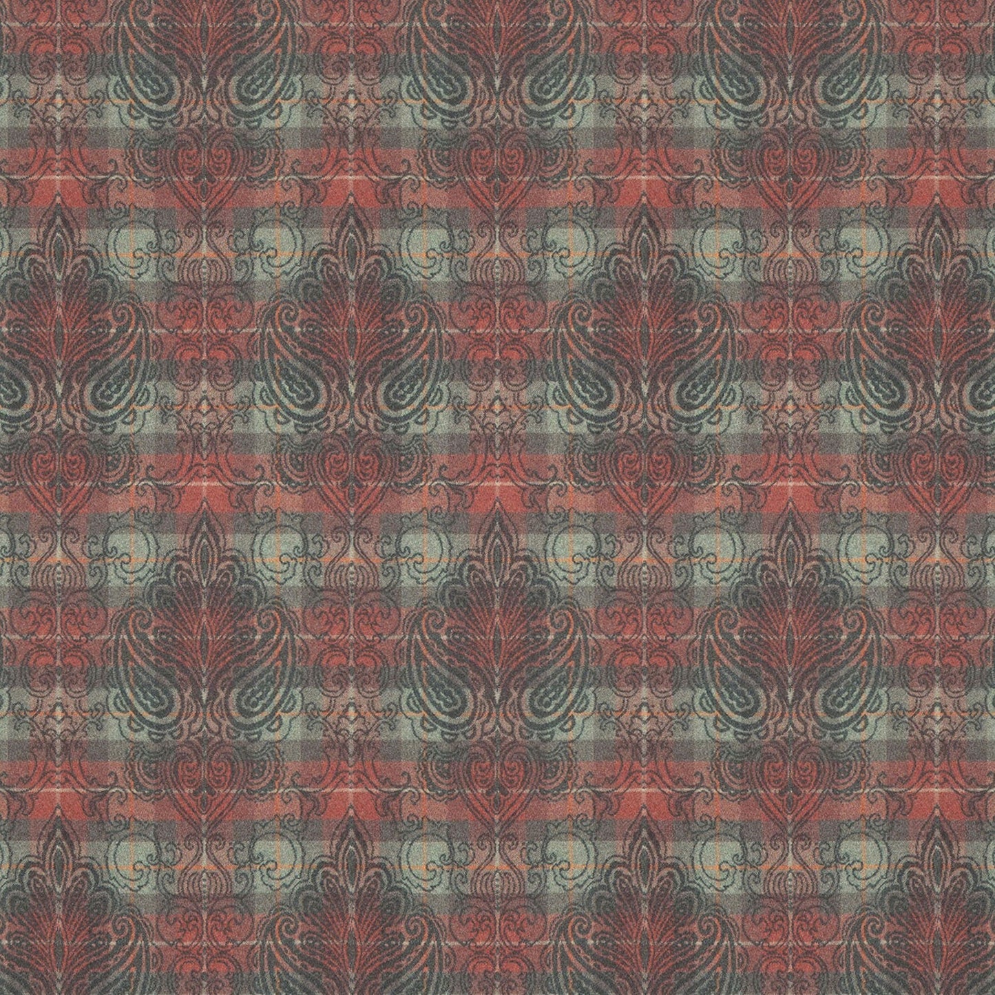 Linwood Alberta Maple Jacquard FR Made to Measure Curtains