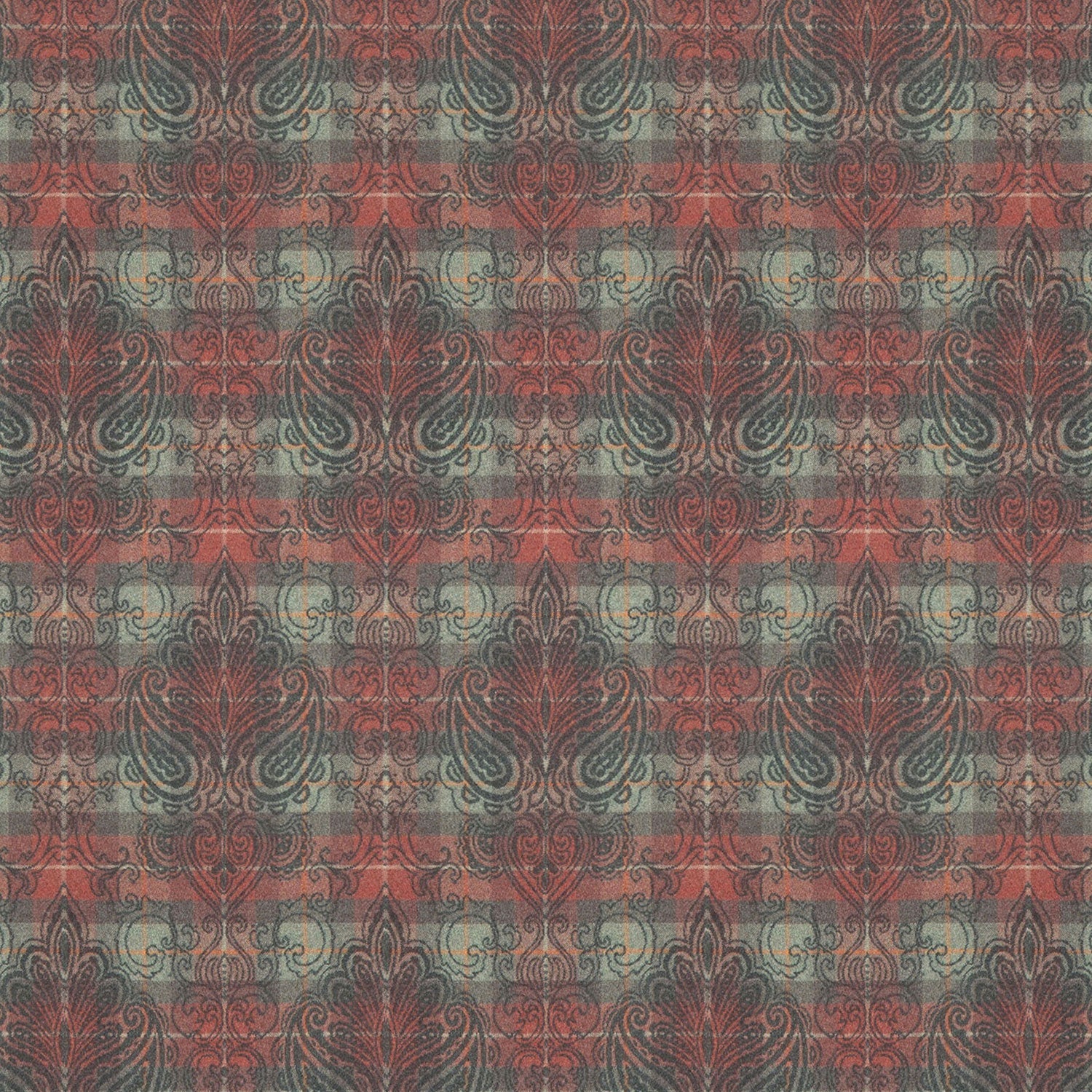 Linwood Alberta Maple Jacquard FR Made to Measure Curtains